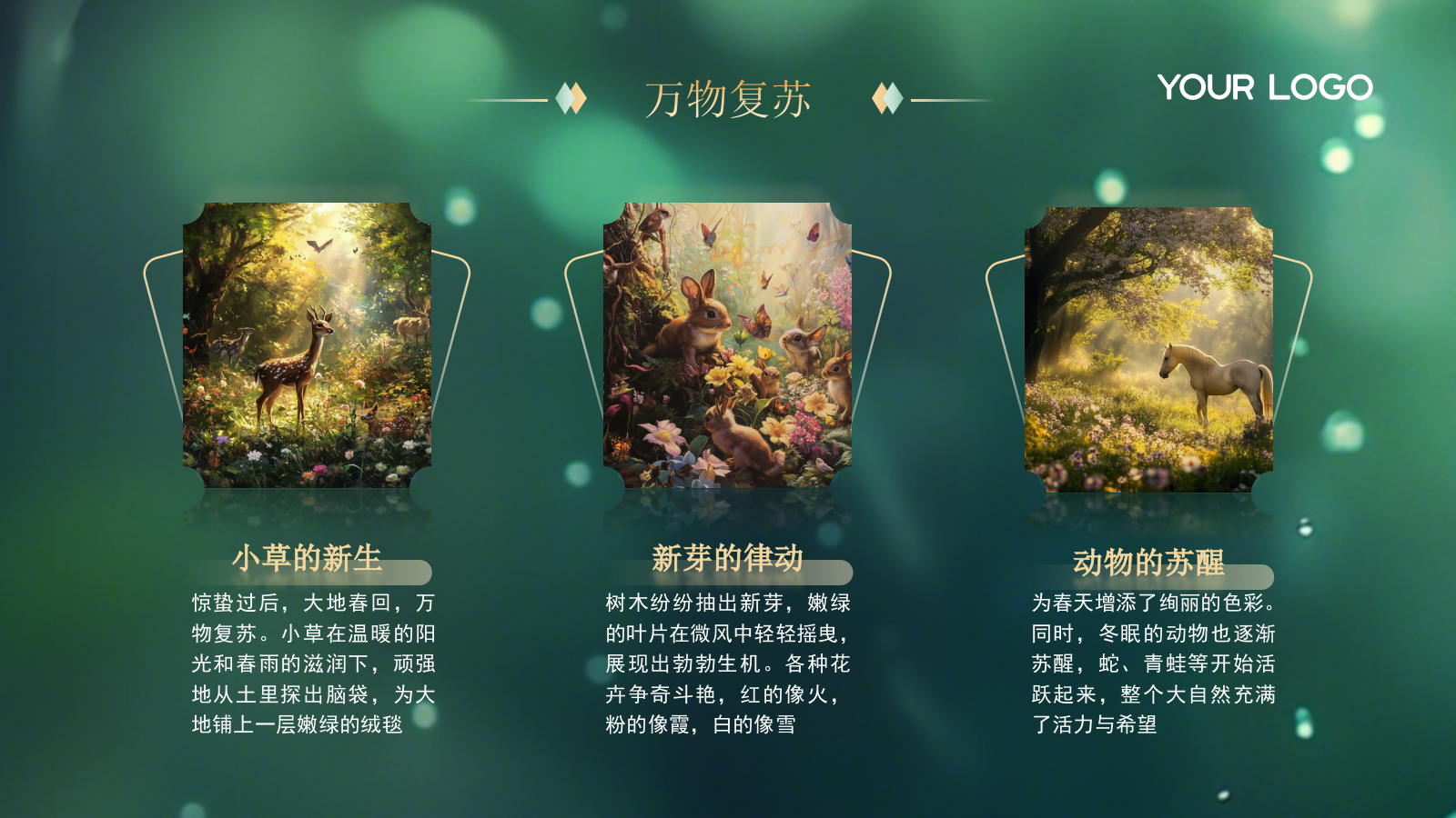 绿色中国节气之惊蛰PPT模版.pptx_第9页