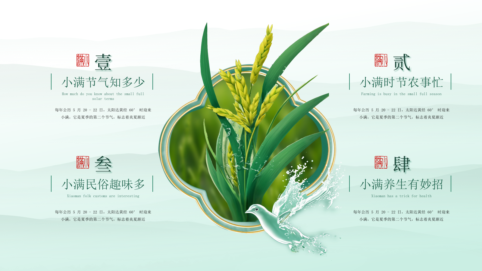 小满中国风教育教学通用模板PPT模板.pptx_第2页