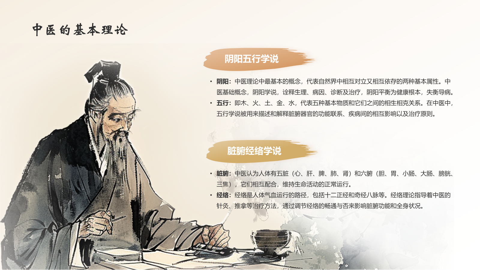 黄色水墨风中国十大国粹——中医介绍PPT模板.pptx_第8页