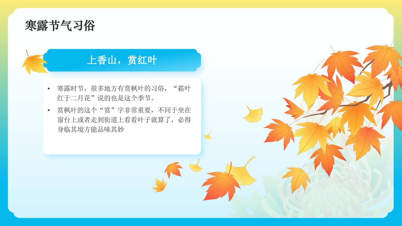 黄色国潮风二十四节气科普介绍——寒露PPT模板.pptx_第10页