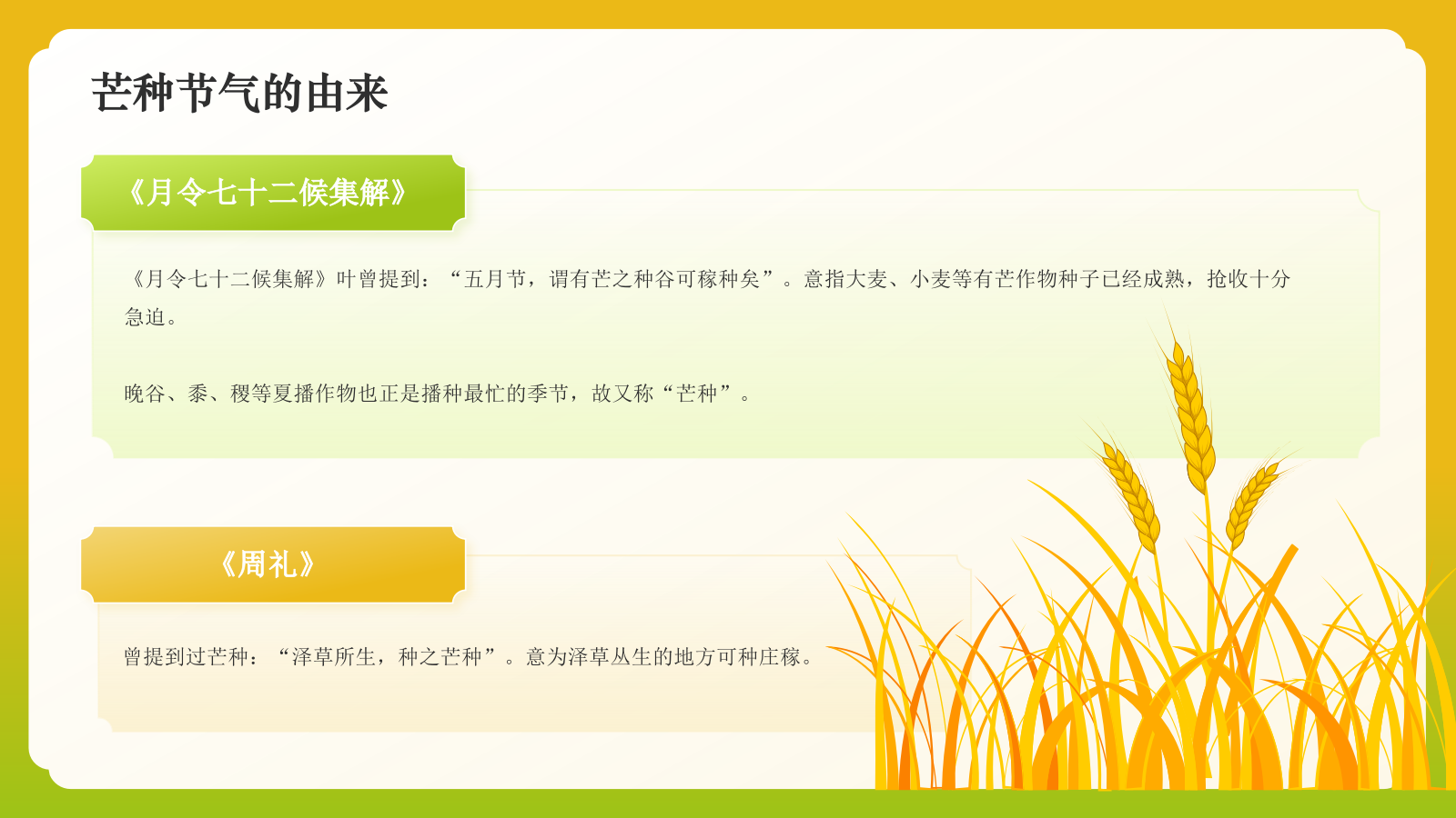 黄色国潮风二十四节气科普介绍——芒种PPT模板.pptx_第5页