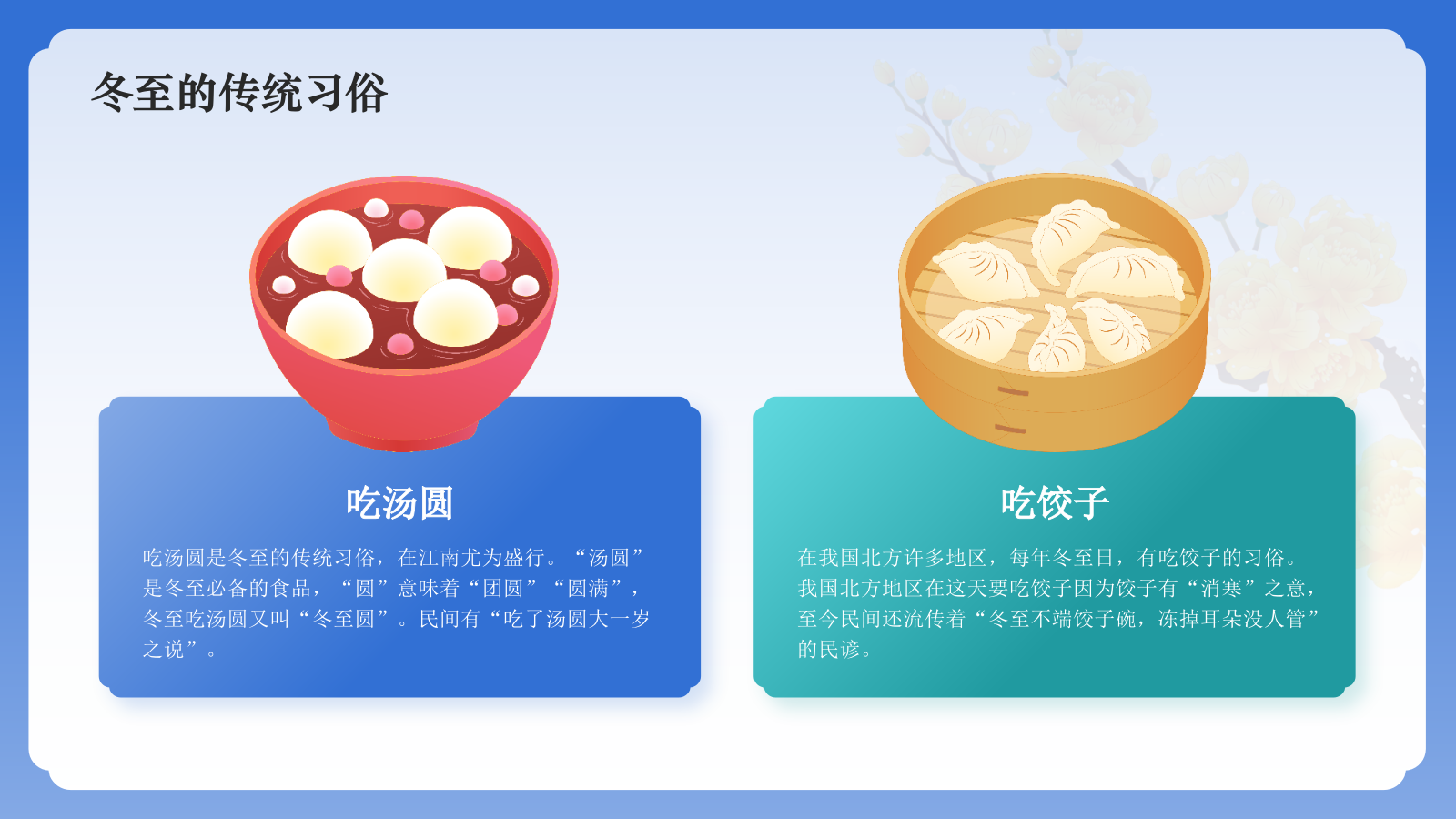 蓝色国潮风二十四节气科普介绍——冬至PPT模板.pptx_第10页