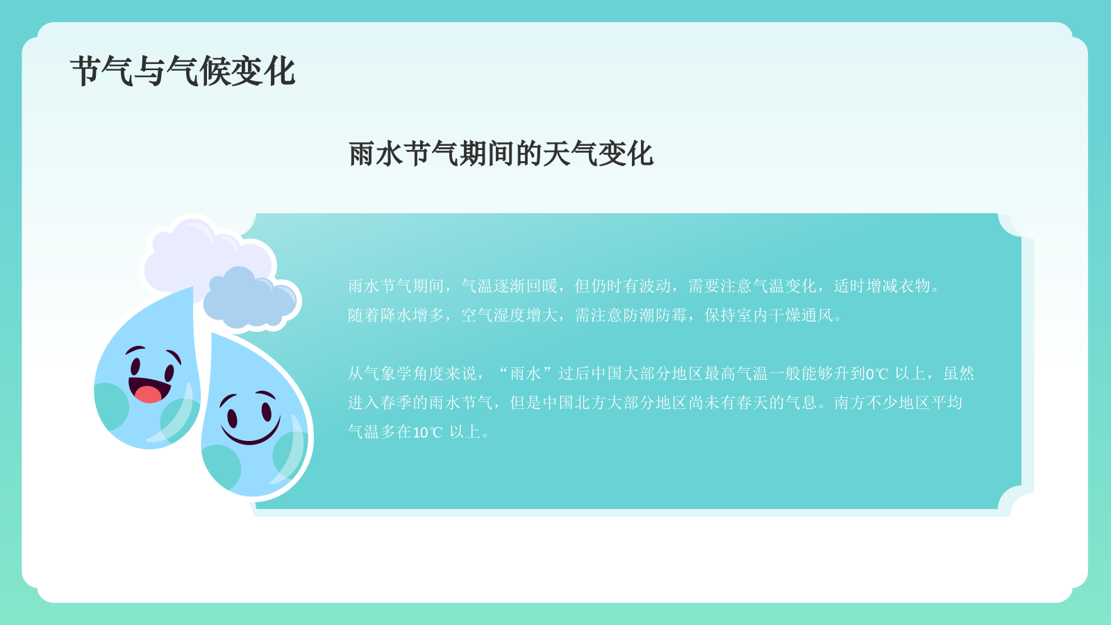 蓝色国潮风二十四节气科普介绍——雨水PPT模板.pptx_第6页