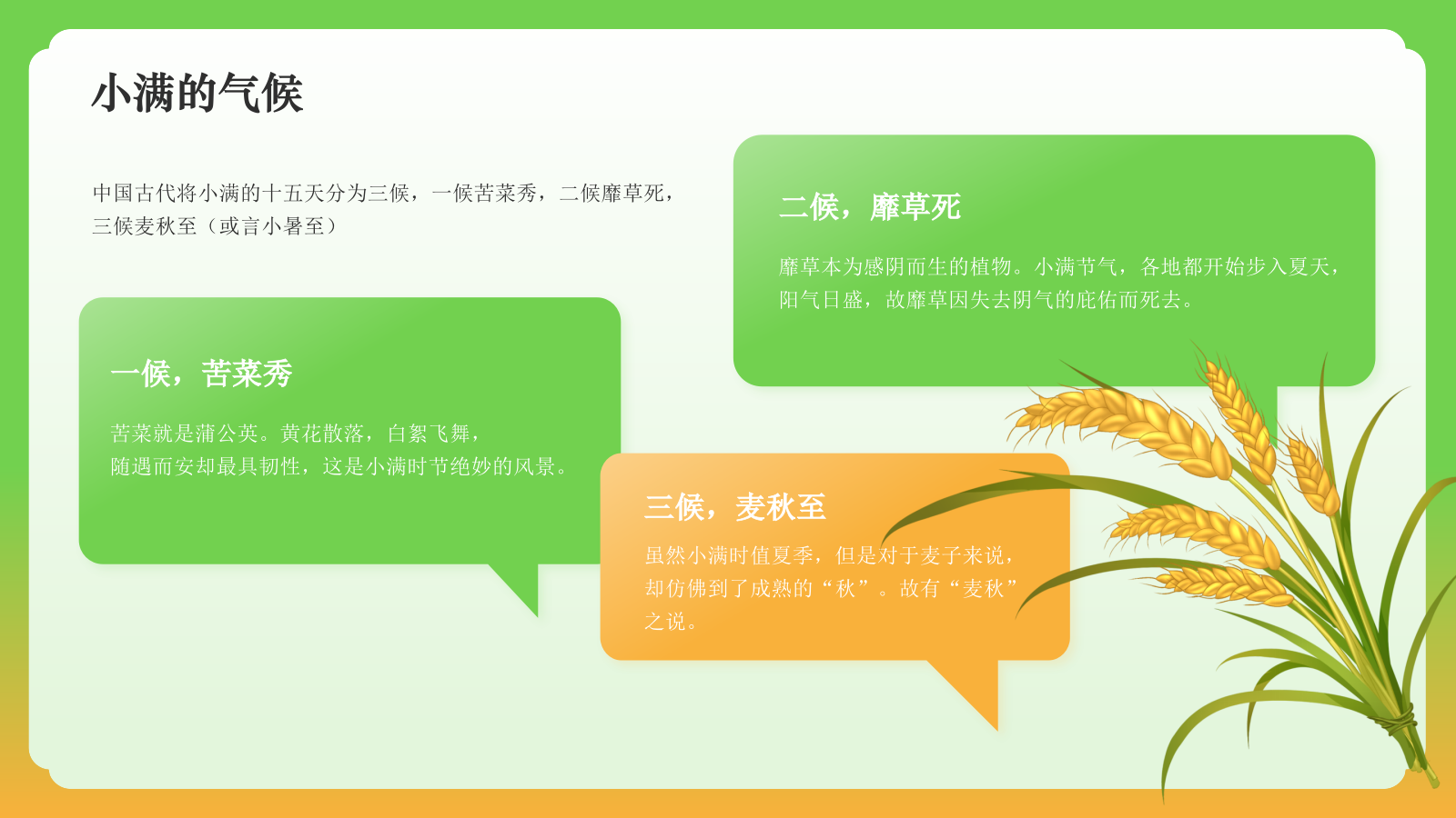 绿色国潮风二十四节气科普介绍——小满 PPT模板.pptx_第6页