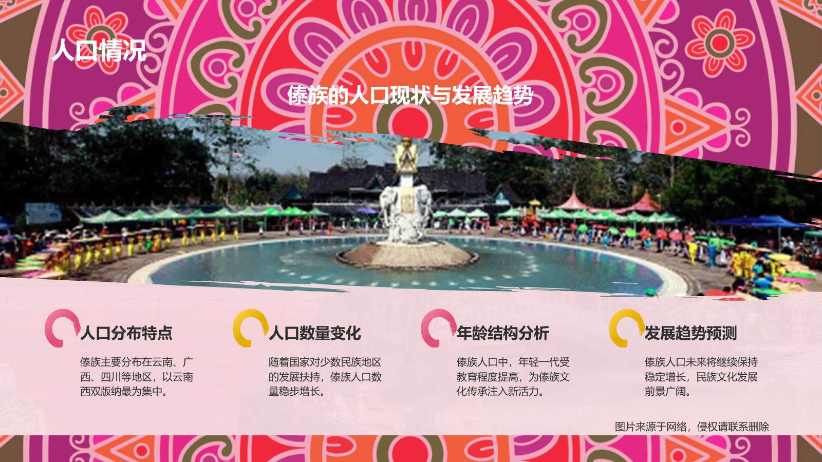 粉色插画风傣族介绍PPT模板.pptx_第6页