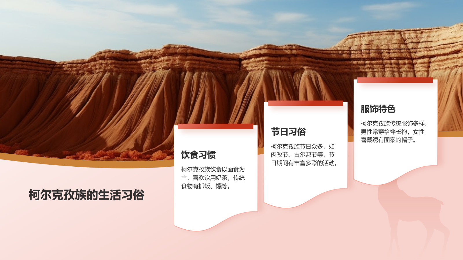 红色插画风柯尔克孜族介绍PPT模板.pptx_第10页