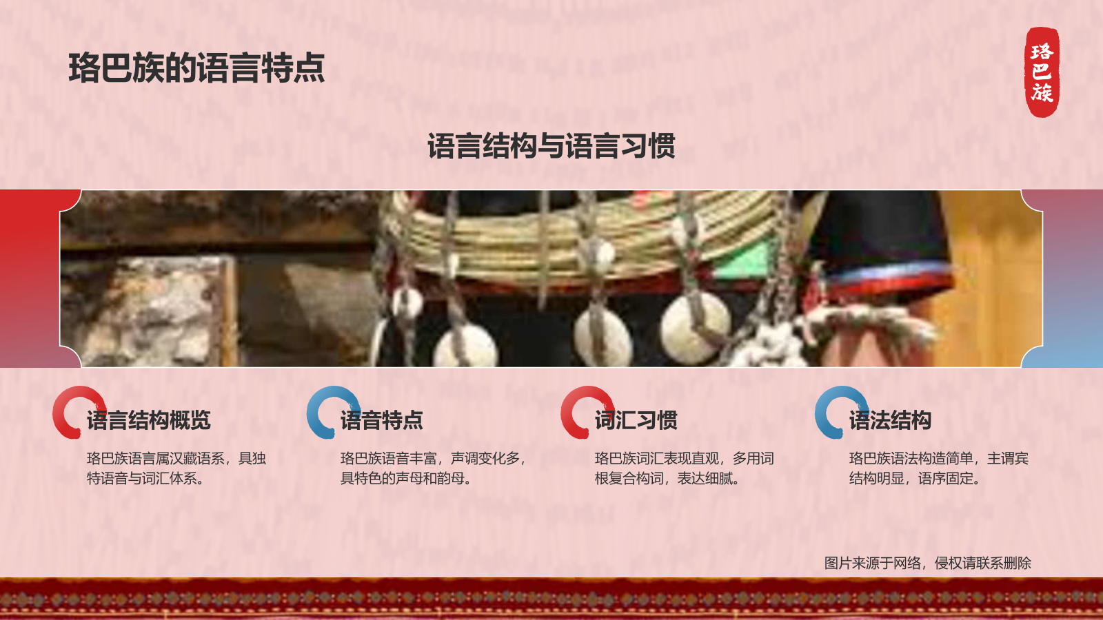 红色插画风珞巴族PPT模板.pptx_第8页