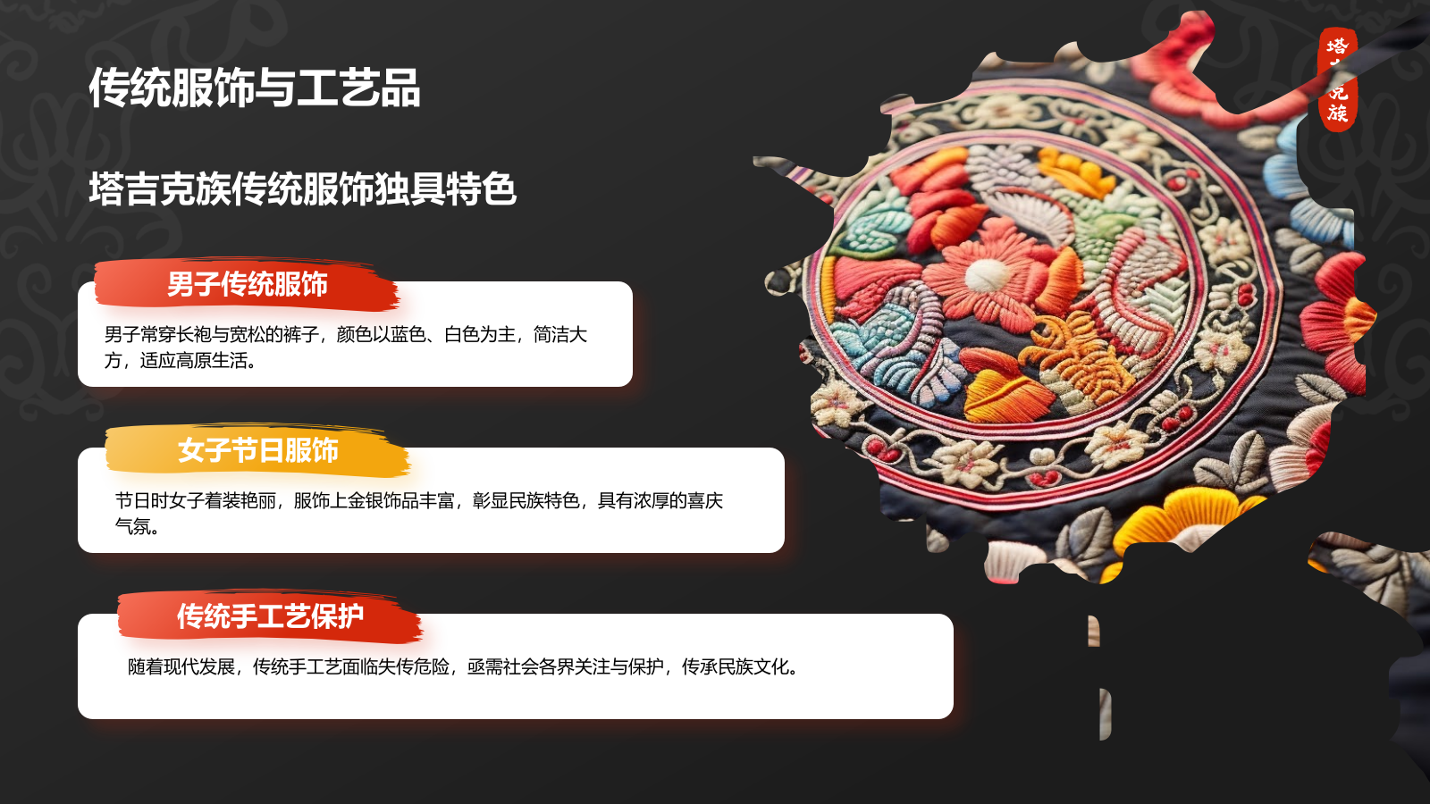 红色插画风塔吉克族介绍PPT模板.pptx_第10页