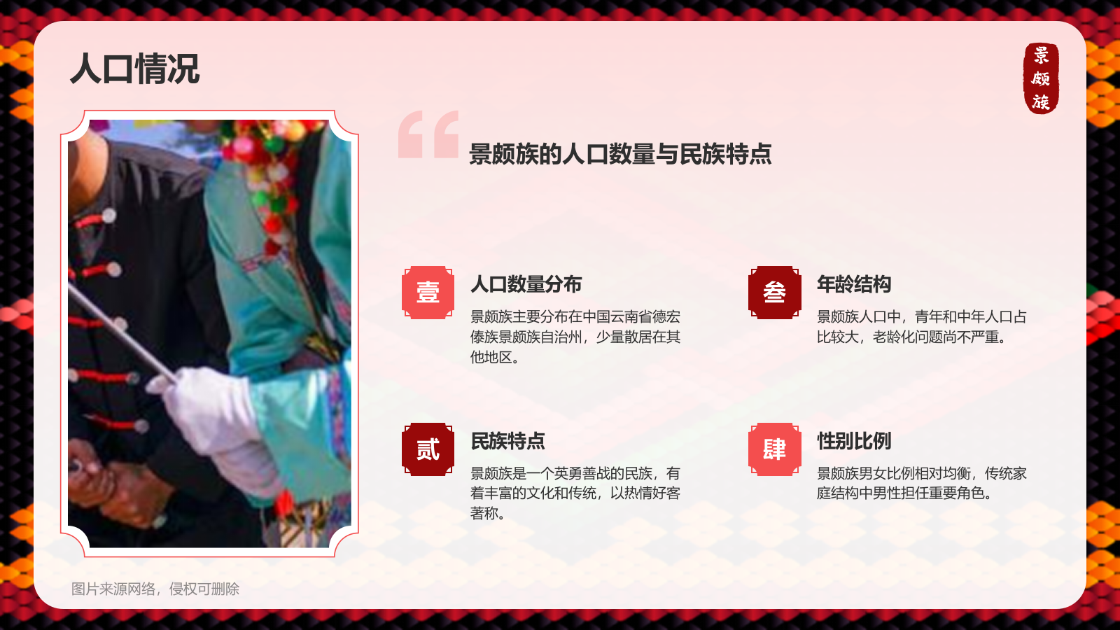 红色复古风景颇族介绍PPT模板.pptx_第6页