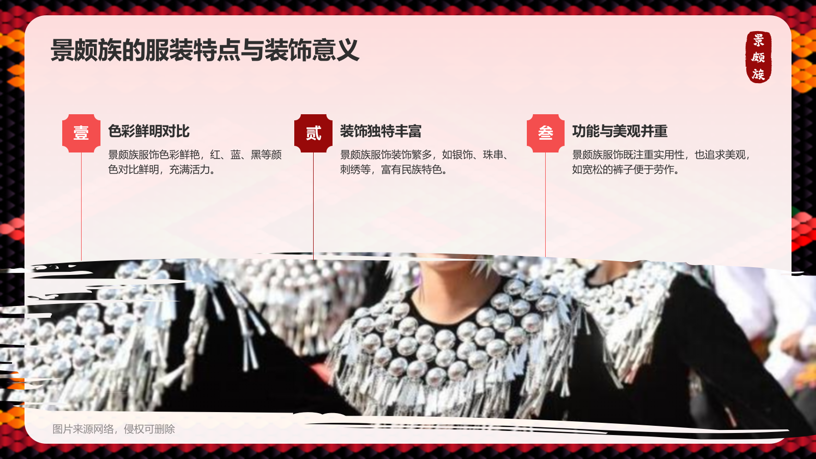 红色复古风景颇族介绍PPT模板.pptx_第8页