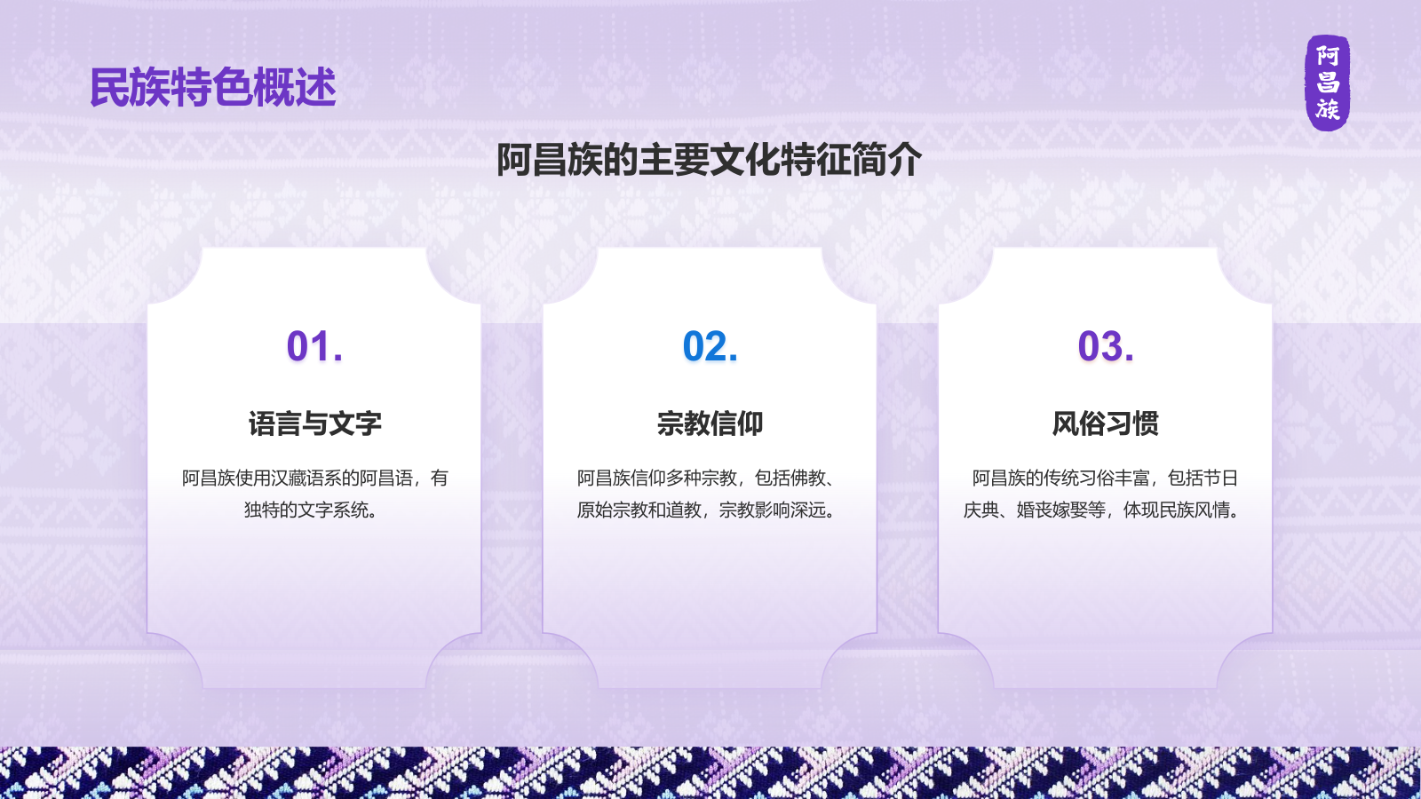 紫色国潮风阿昌族介绍PPT模板.pptx_第6页