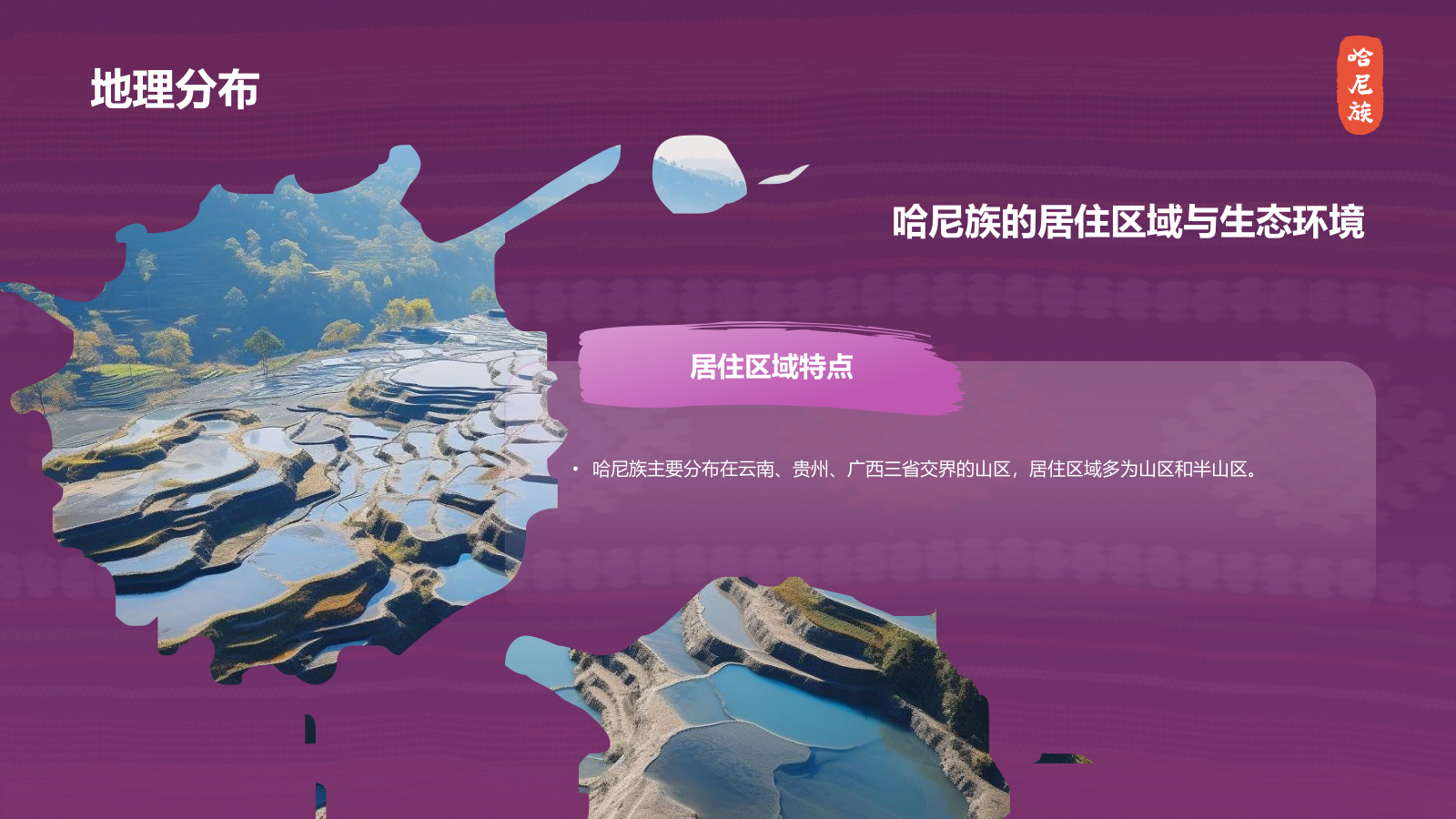 紫色国潮风哈尼族介绍PPT模板.pptx_第6页