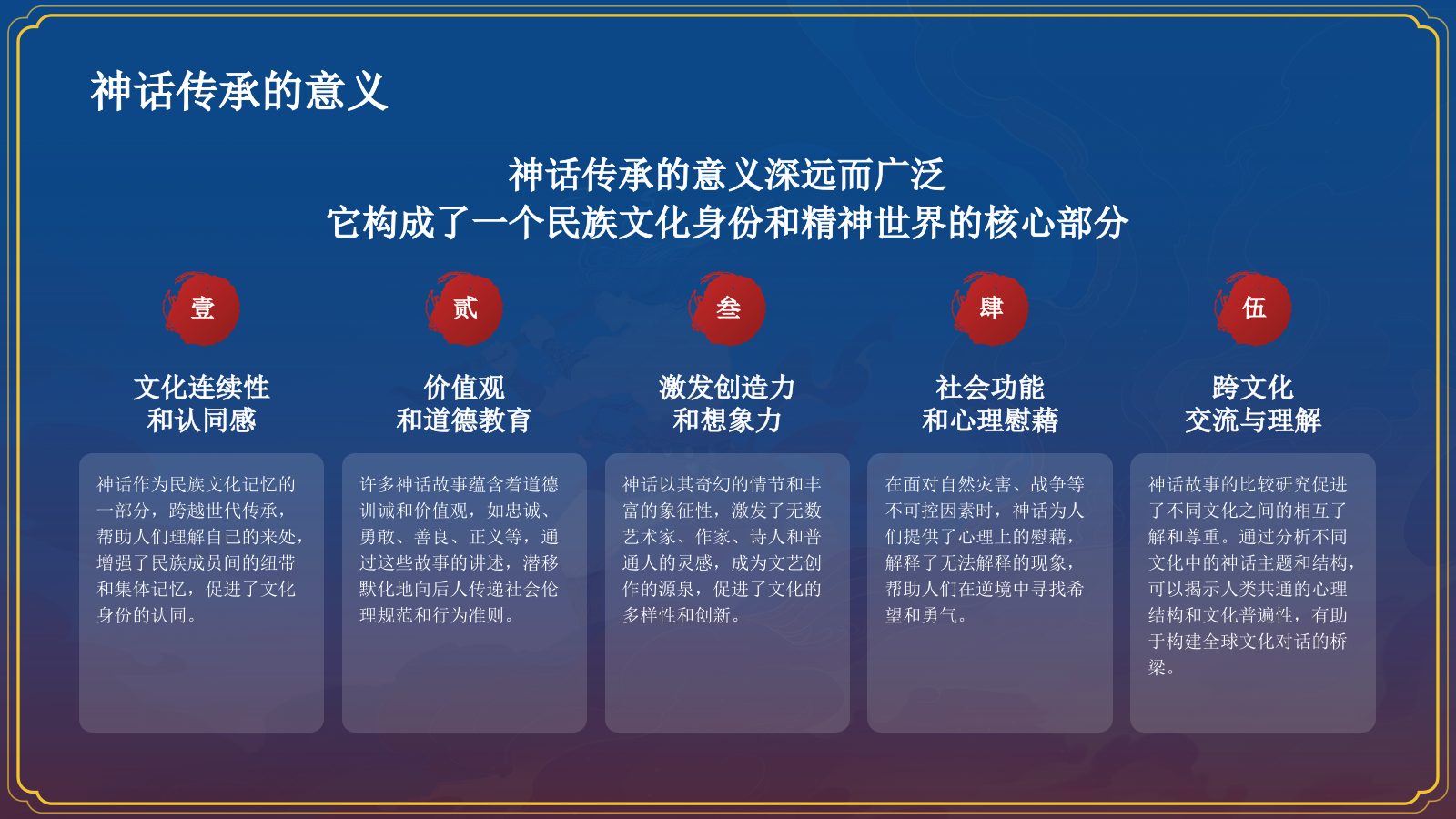 蓝色国潮风盘古开天——中国古代神话故事系列解读PPT模板.pptx_第5页