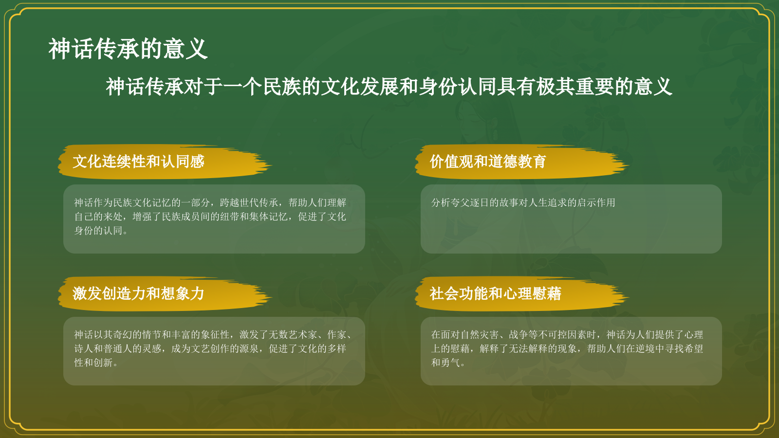 绿色国潮风女娲造人——中国古代神话故事系列解读PPT模板.pptx_第5页