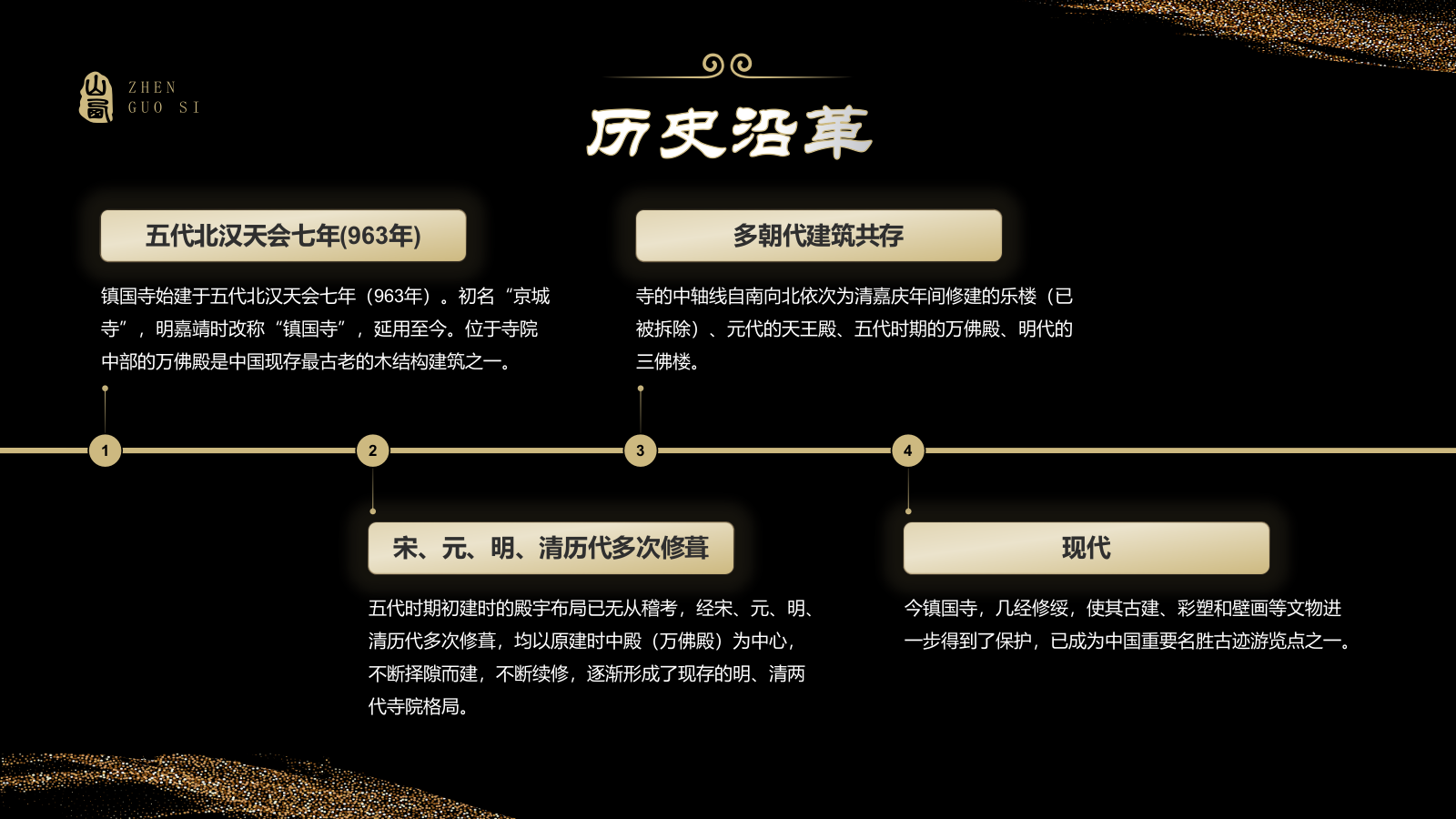 黑色国潮风黑神话悟空取景地——山西镇国寺PPT模板.pptx_第5页