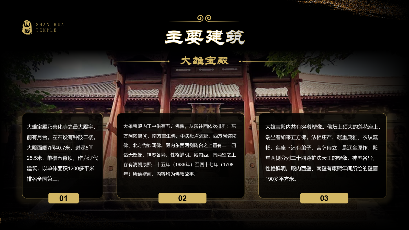 黑色国潮风黑神话悟空取景地——善化寺PPT模板.pptx_第7页