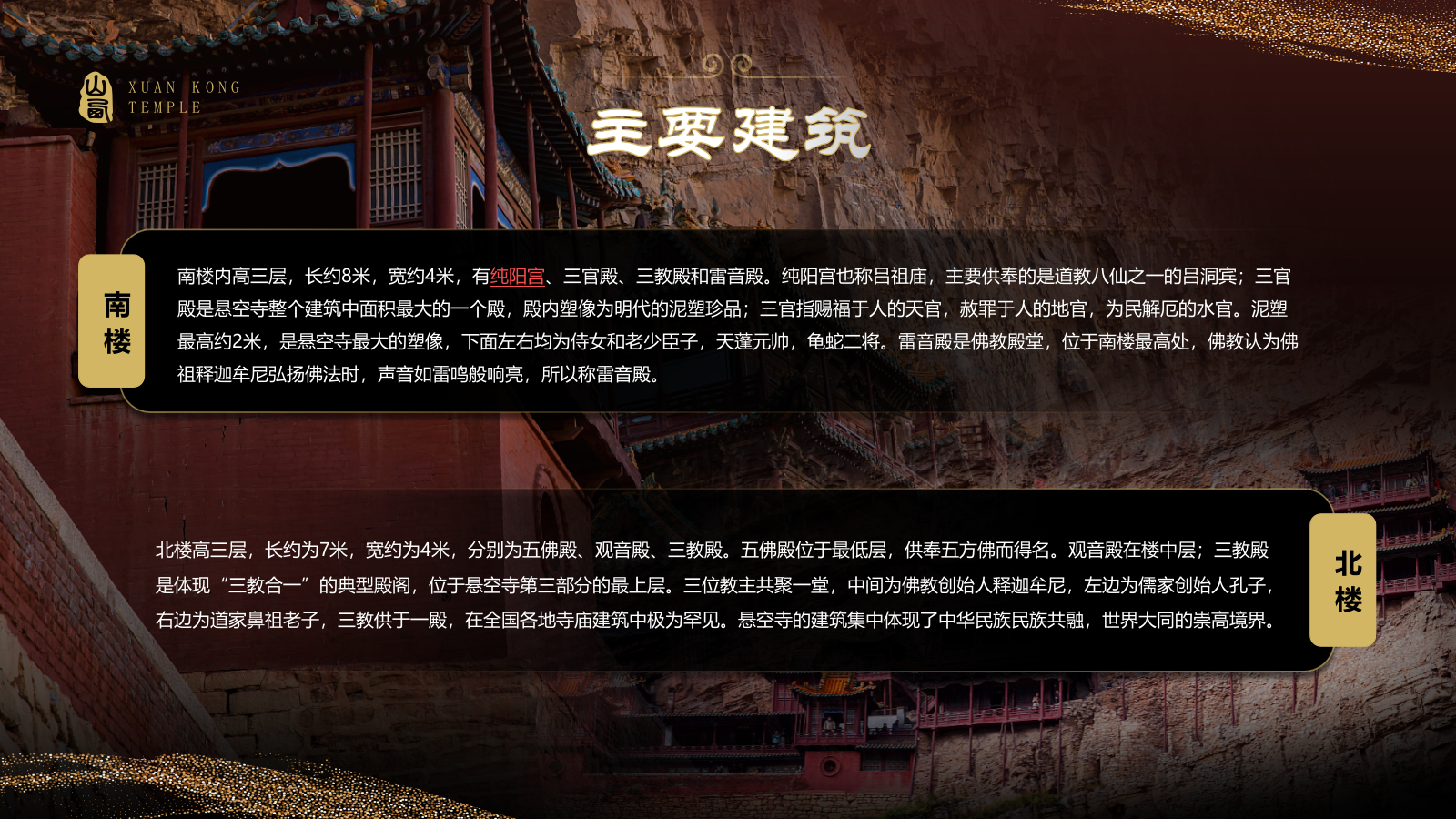 黑色国潮风黑神话悟空取景地——悬空寺PPT模板.pptx_第8页