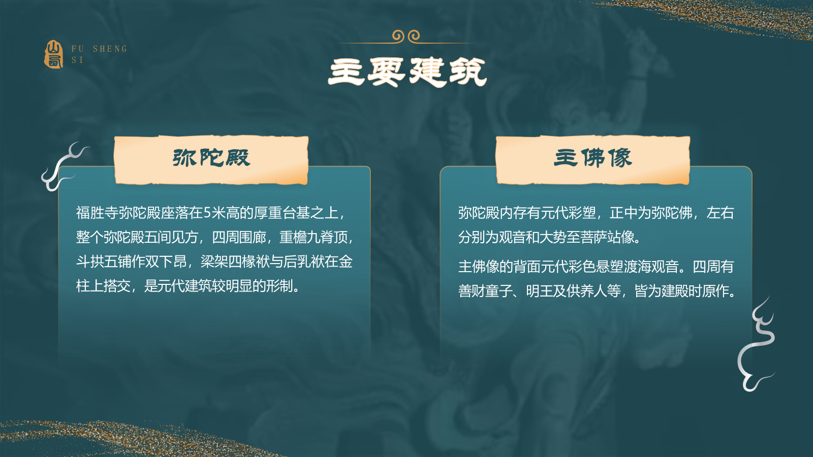 蓝色国潮风黑神话悟空取景地——山西运城福胜寺PPT模板.pptx_第7页