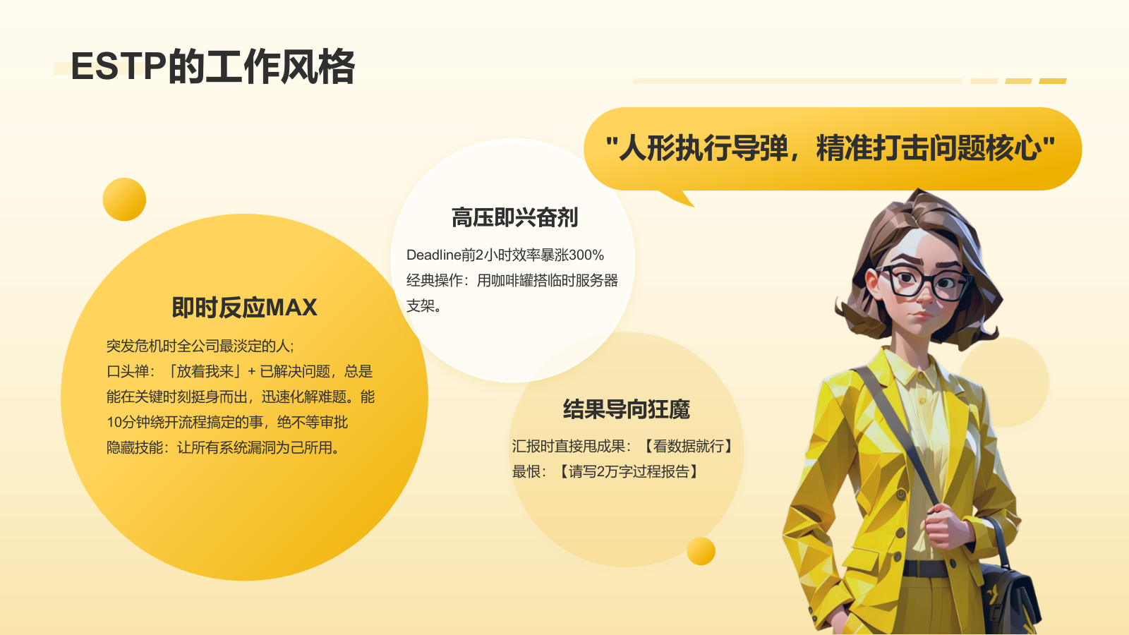 橙色插画风SETP人格介绍PPT模板.pptx_第10页