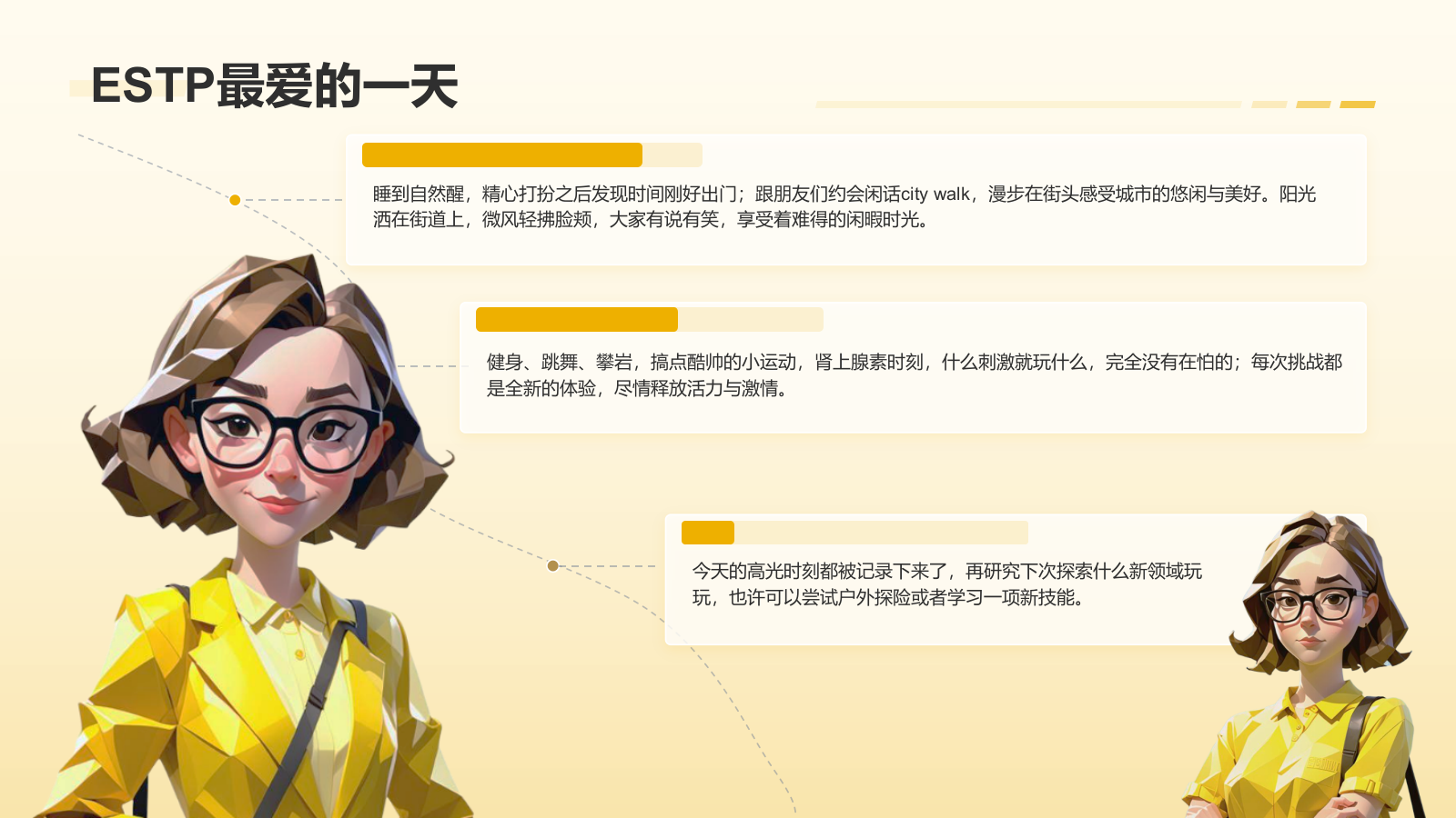 橙色插画风SETP人格介绍PPT模板.pptx_第7页