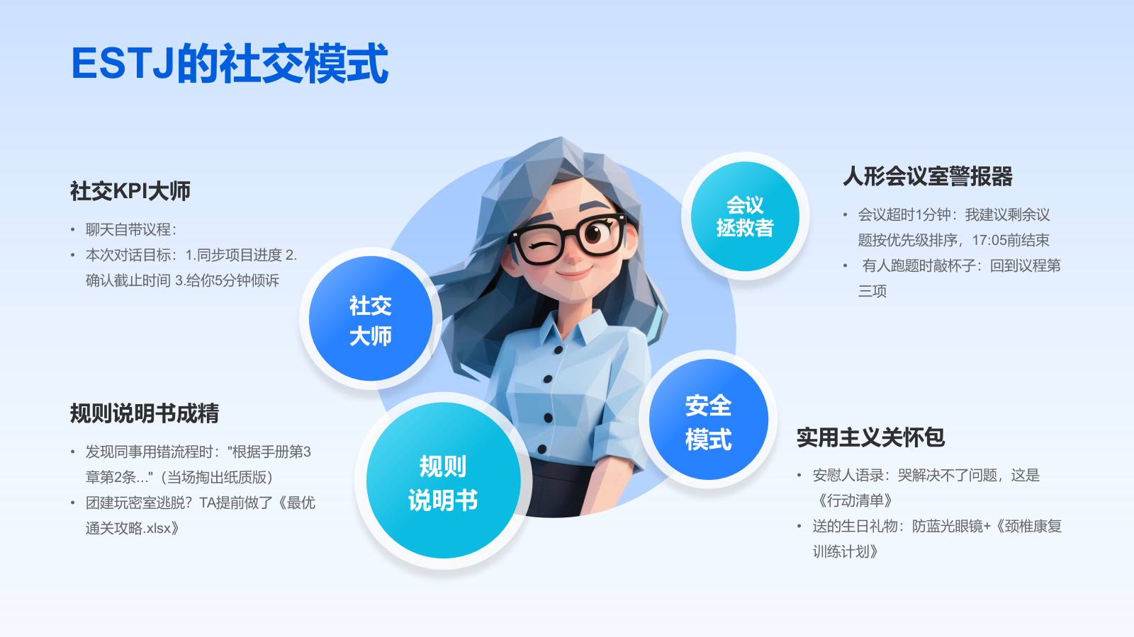 蓝色插画风ESTJ人格介绍PPT模板.pptx_第8页