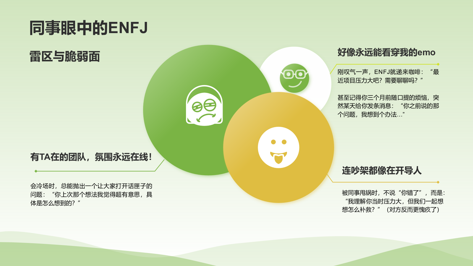 绿色3D风ENFJ人格介绍PPT模板.pptx_第10页