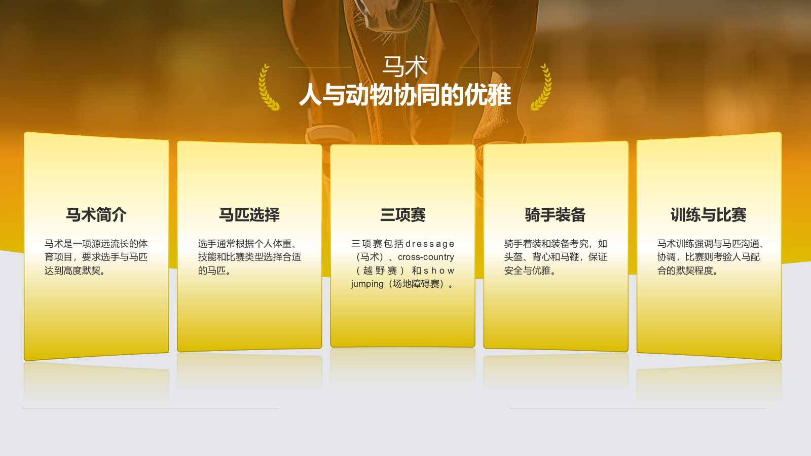 橙色3D风奥运会现代五项PPT模板.pptx_第10页