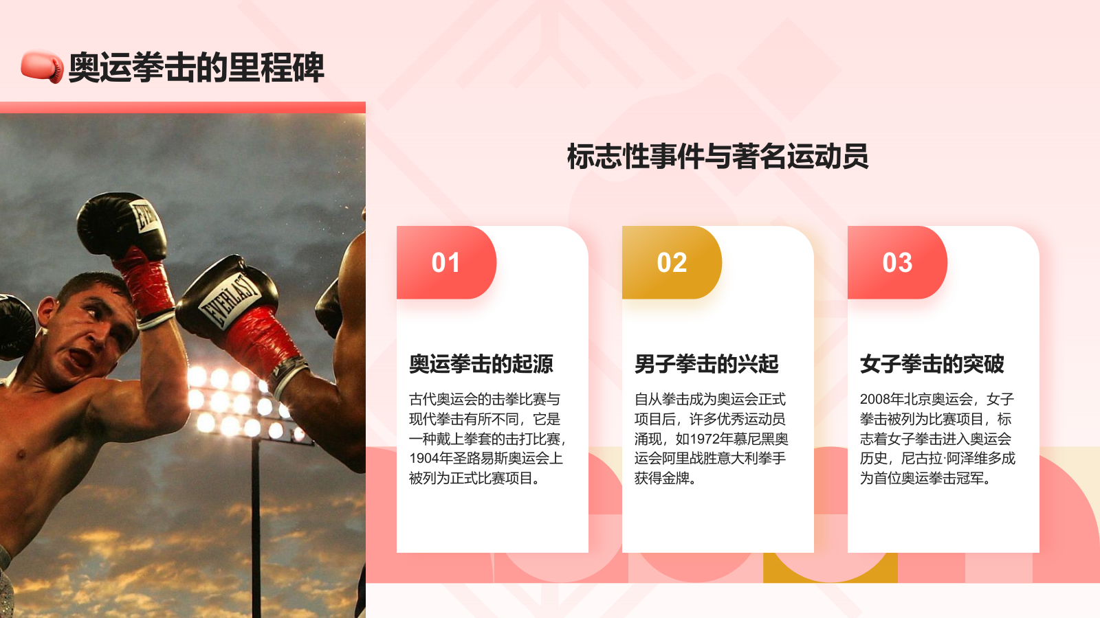 红色3D风奥运会——拳击知识科普PPT模板.pptx_第6页
