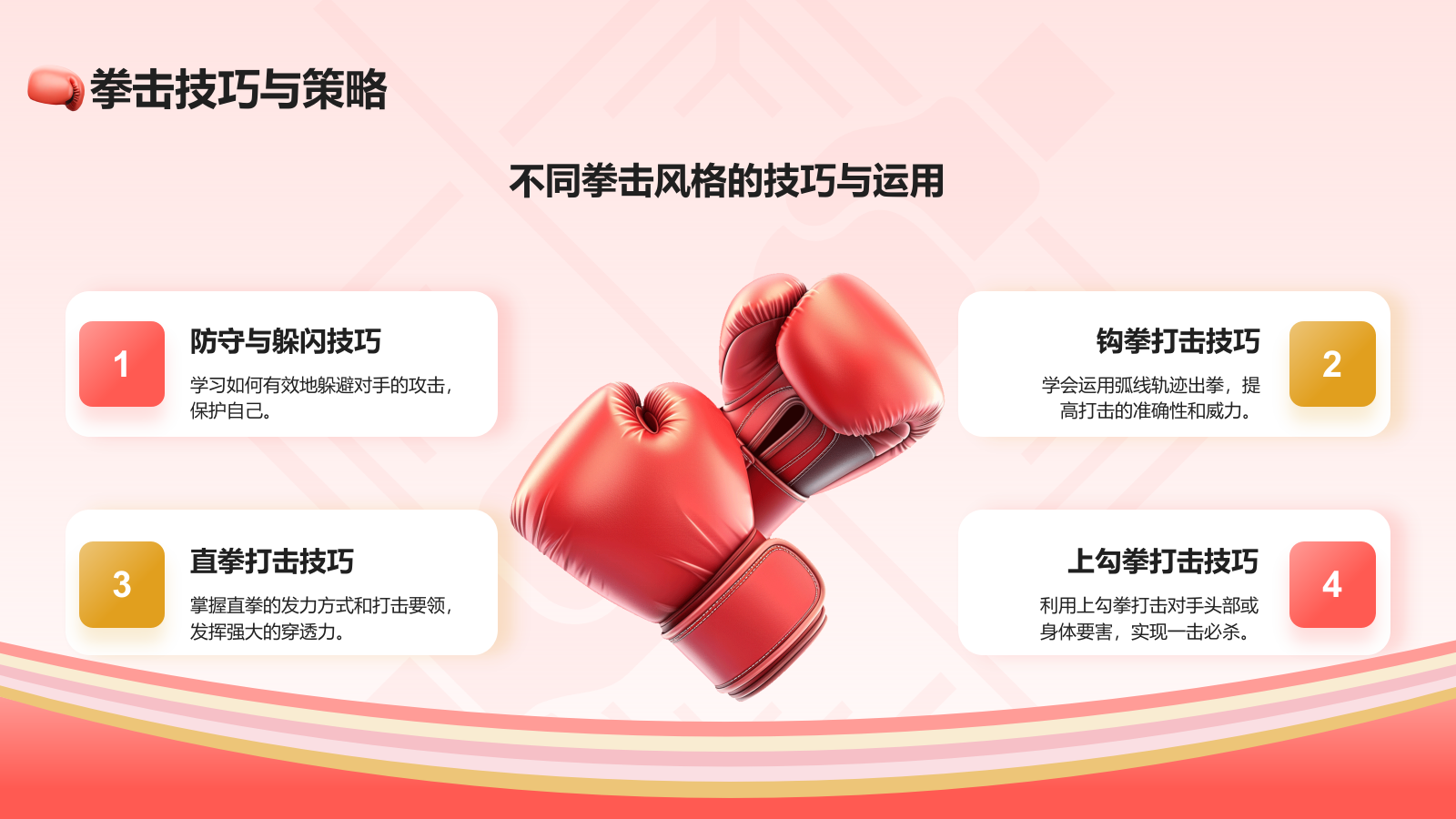 红色3D风奥运会——拳击知识科普PPT模板.pptx_第9页