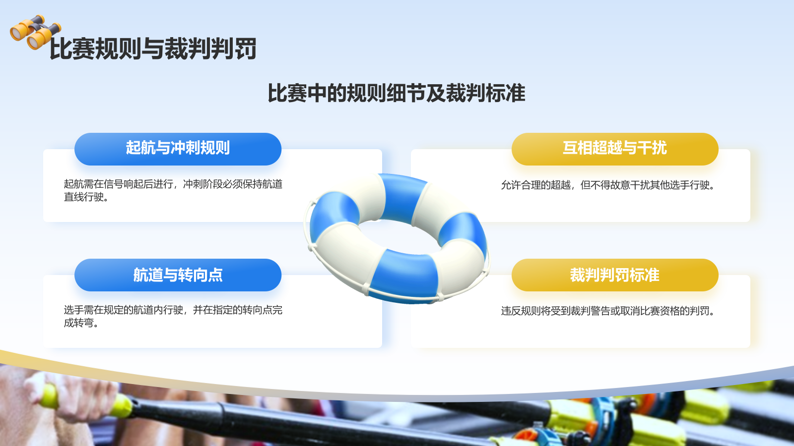 蓝色3D风奥运会——赛艇知识科普PPT模板.pptx_第9页