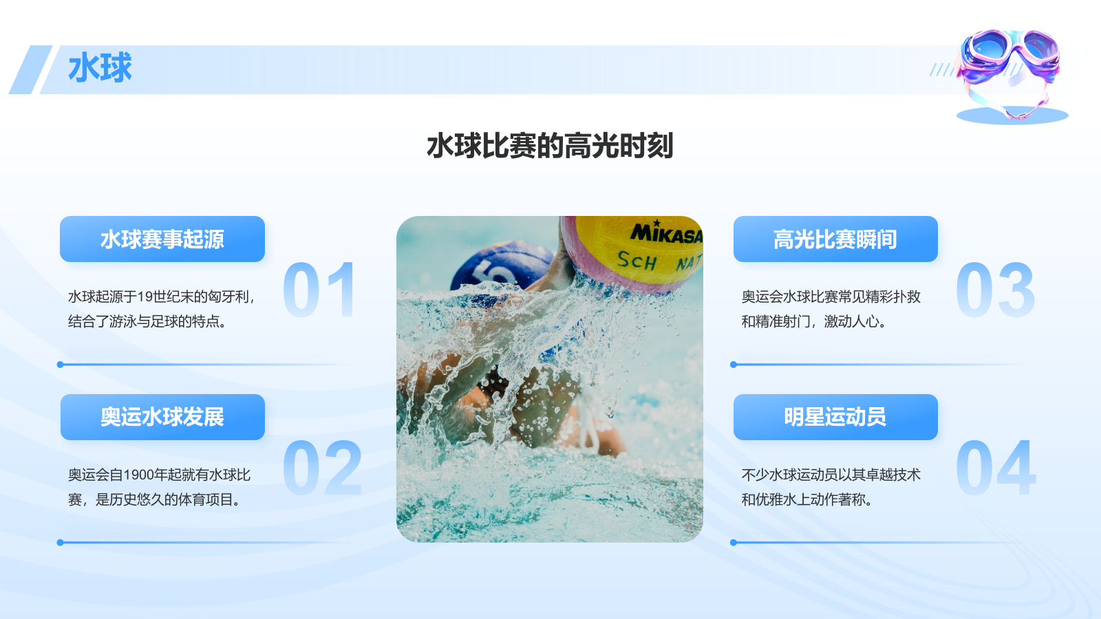 蓝色3D风奥运会——水上运动项目知识科普PPT模板.pptx_第9页