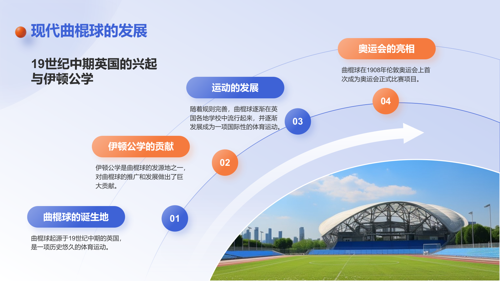 蓝色3D风奥运项目科普——曲棍球PPT模板.pptx_第5页