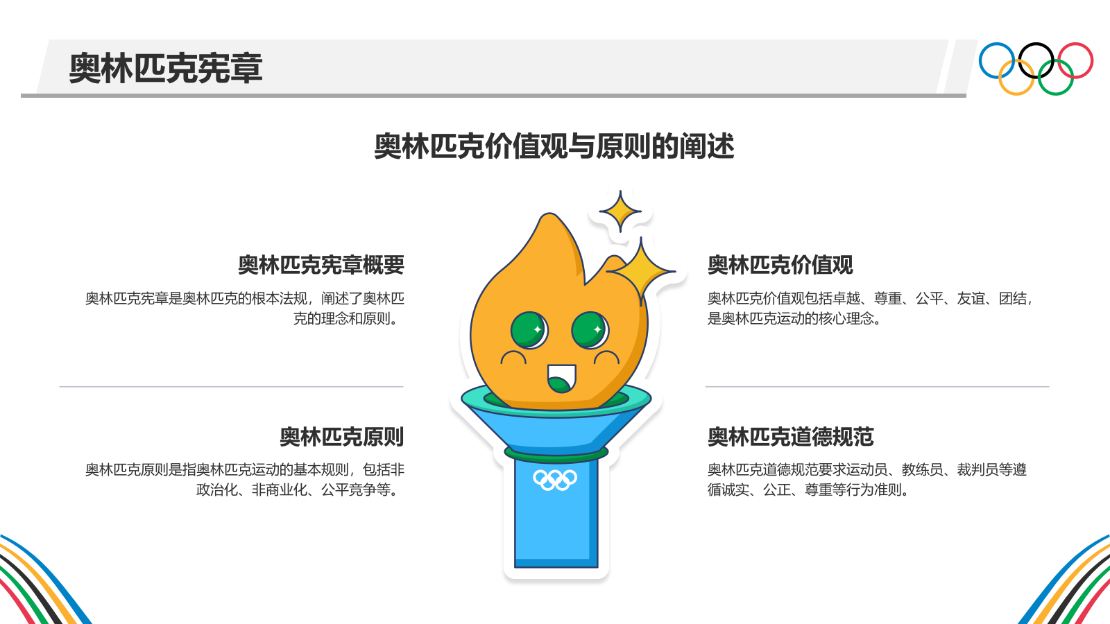 蓝色几何风奥运知识科普PPT模板.pptx_第5页