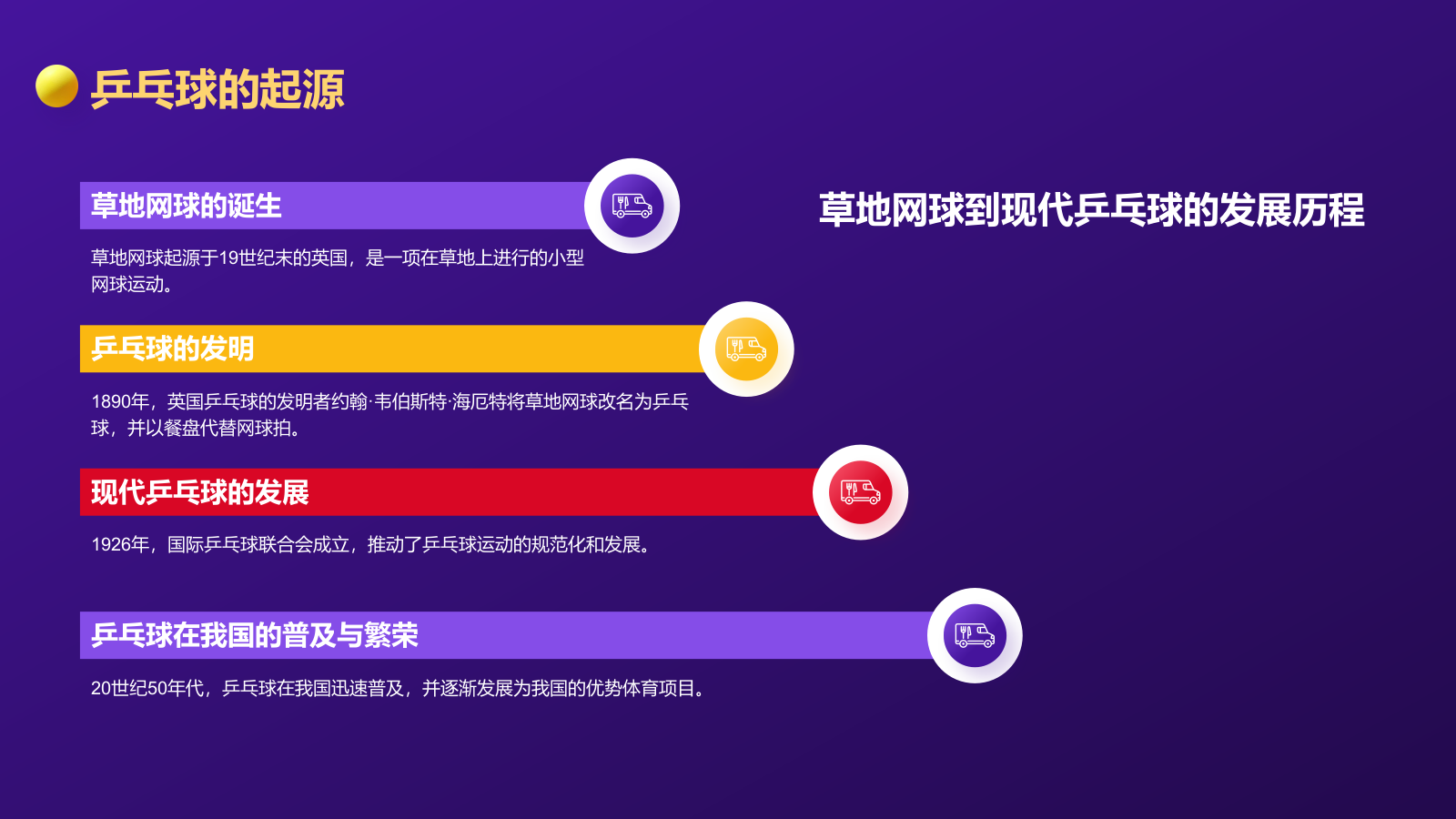 紫色3D风奥运项目科普——乒乓球PPT模板.pptx_第4页