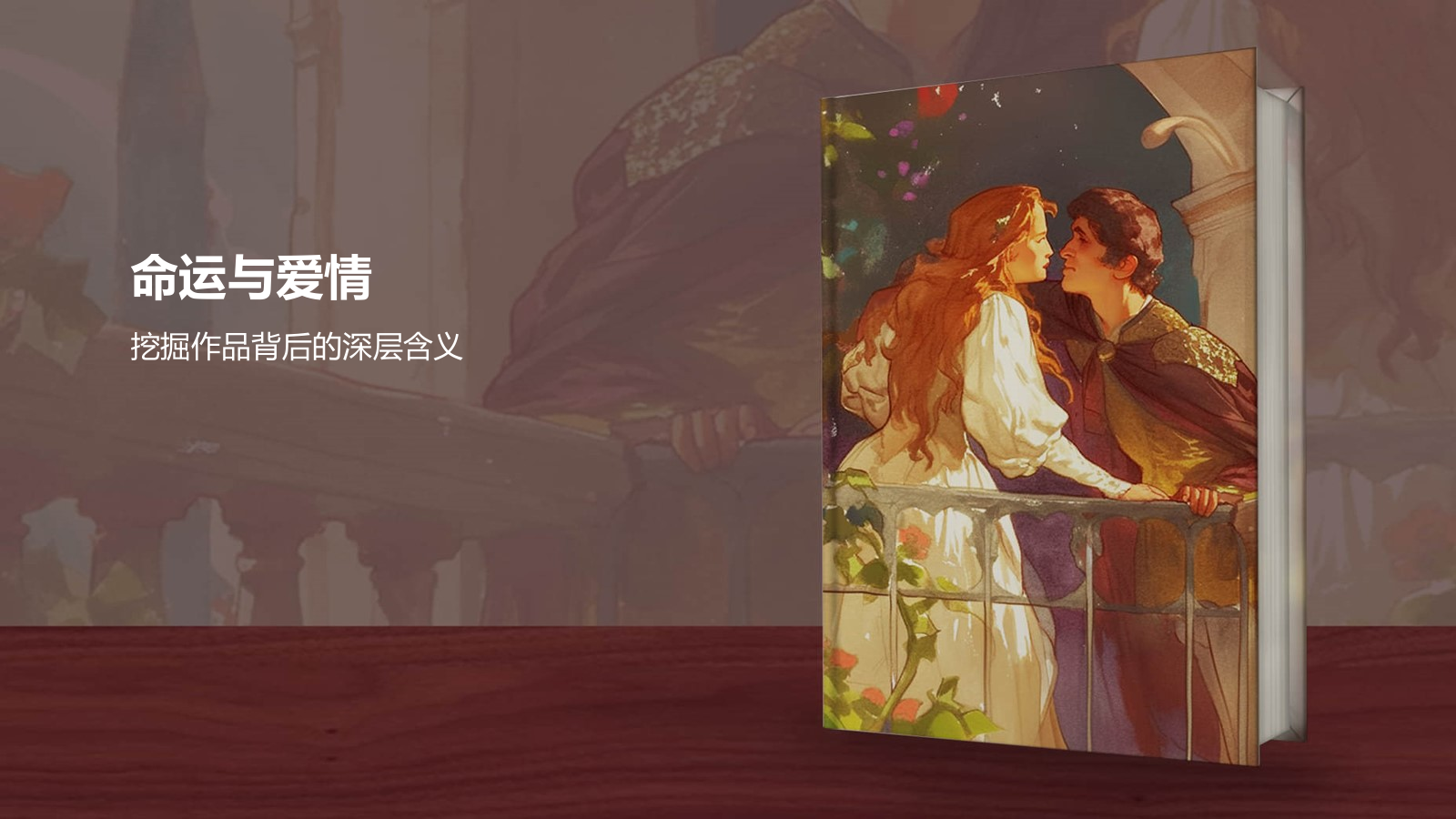 橙色插画风《罗密欧与朱丽叶》读书笔记PPT模板.pptx_第8页