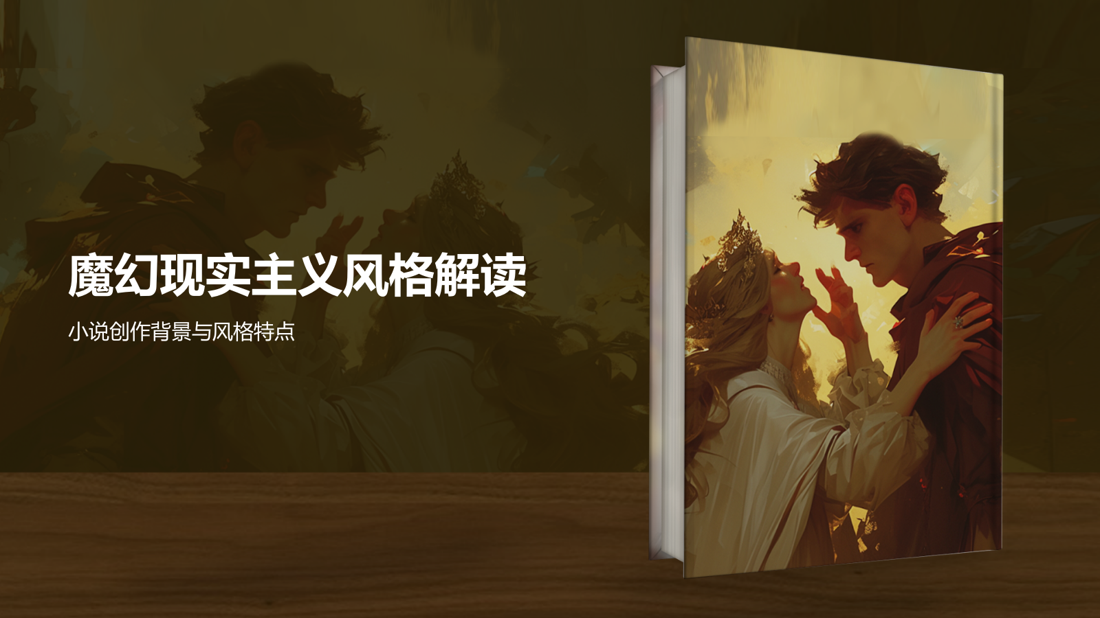 橙色复古风《霍乱时期的爱情》读书笔记PPT模板.pptx_第3页