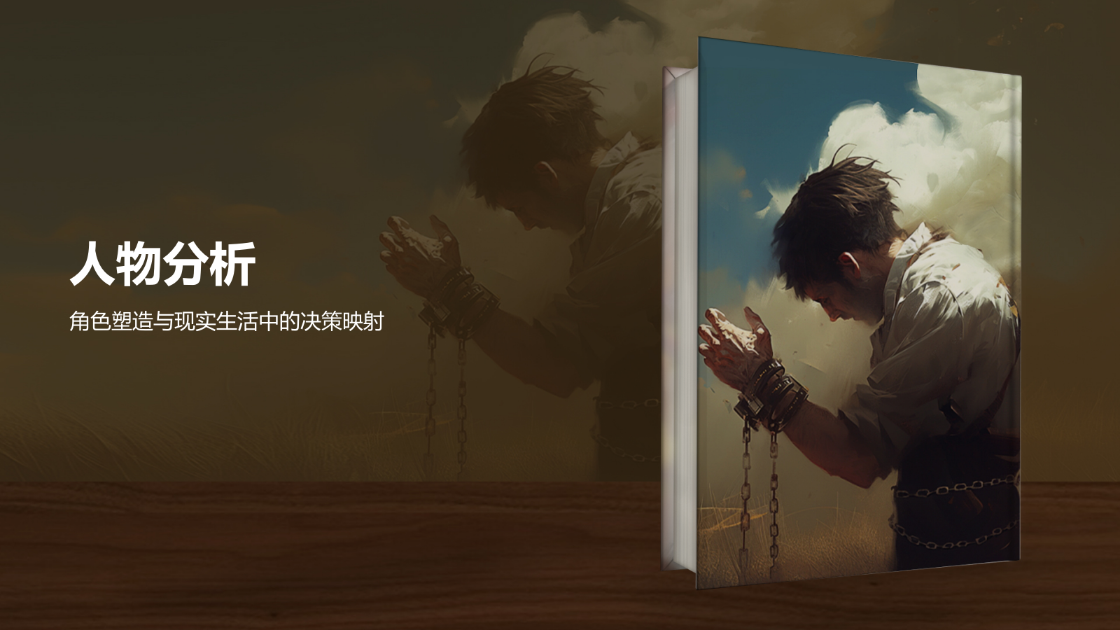 橙色复古风《人生的枷锁》读书笔记PPT模板.pptx_第7页