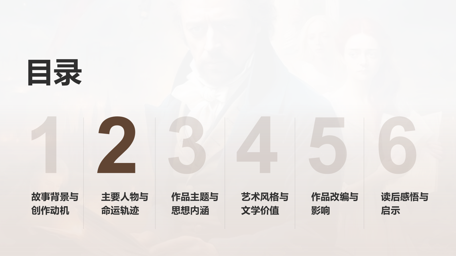 黄色复古读书笔记《悲惨世界》培训课件PPT模板.pptx_第2页