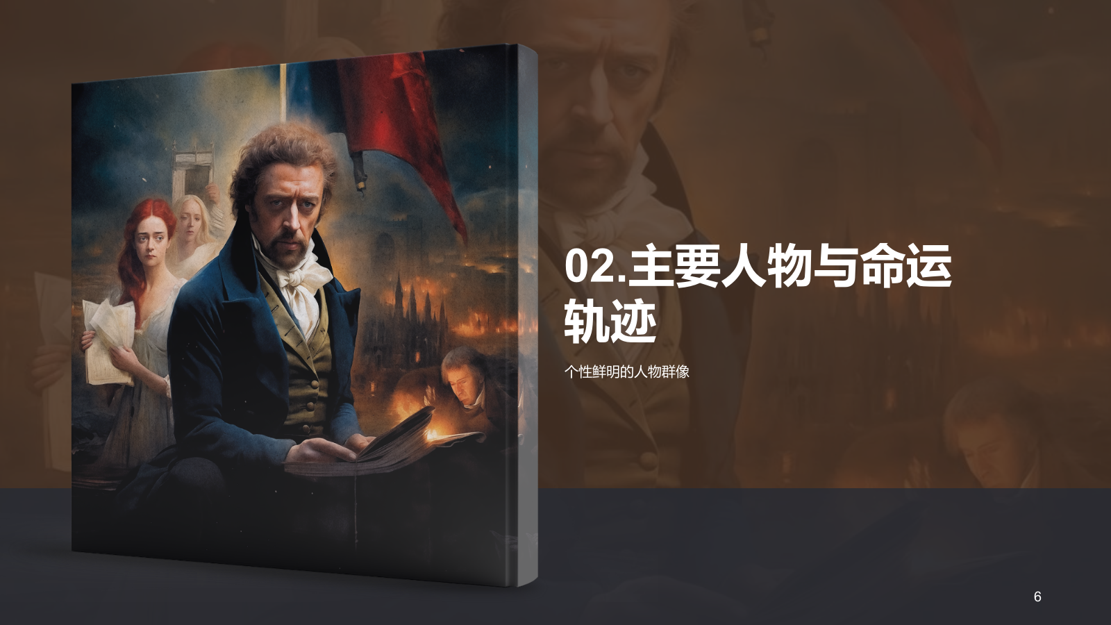 黄色复古读书笔记《悲惨世界》培训课件PPT模板.pptx_第6页