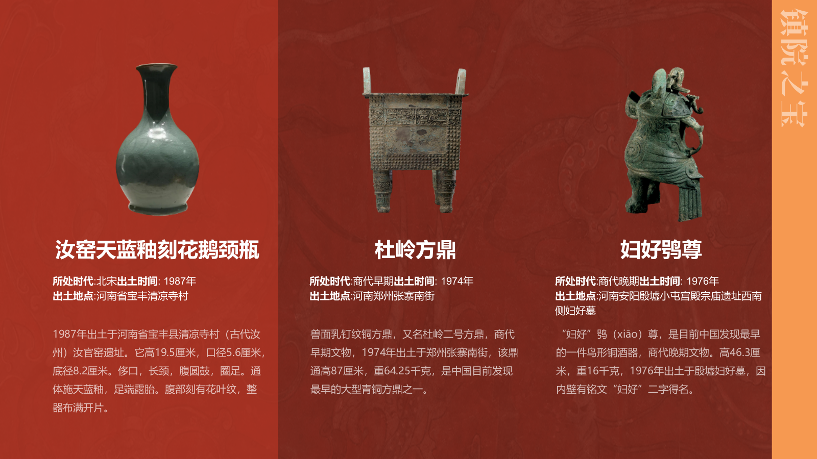 红色复古风河南博物院PPT模板.pptx_第9页