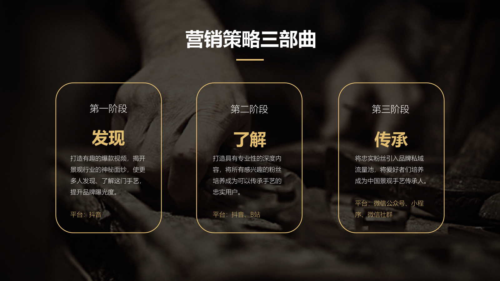 手艺人品牌短视频整合营销推广（含抖音、B站、社群）计划.pptx_第5页