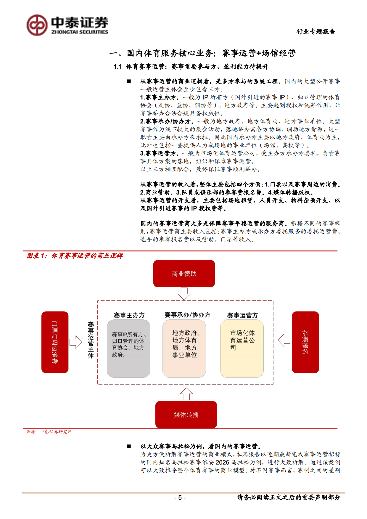 【中泰证券】2026体育服务产业深度报告：体育赛事运营与场馆经营的产业链逻辑深度解析.pdf_第5页