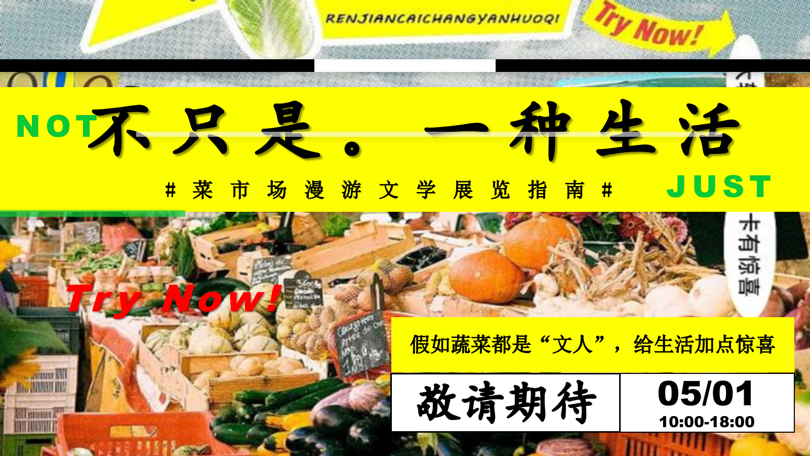 五一菜市场漫游文学展览指南主题活动策划案.pptx