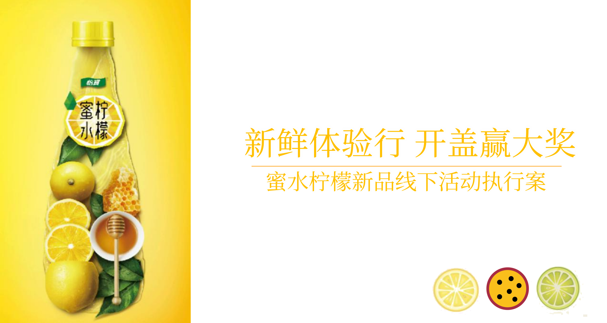蜜水柠檬新品线下活动执行方案.pptx