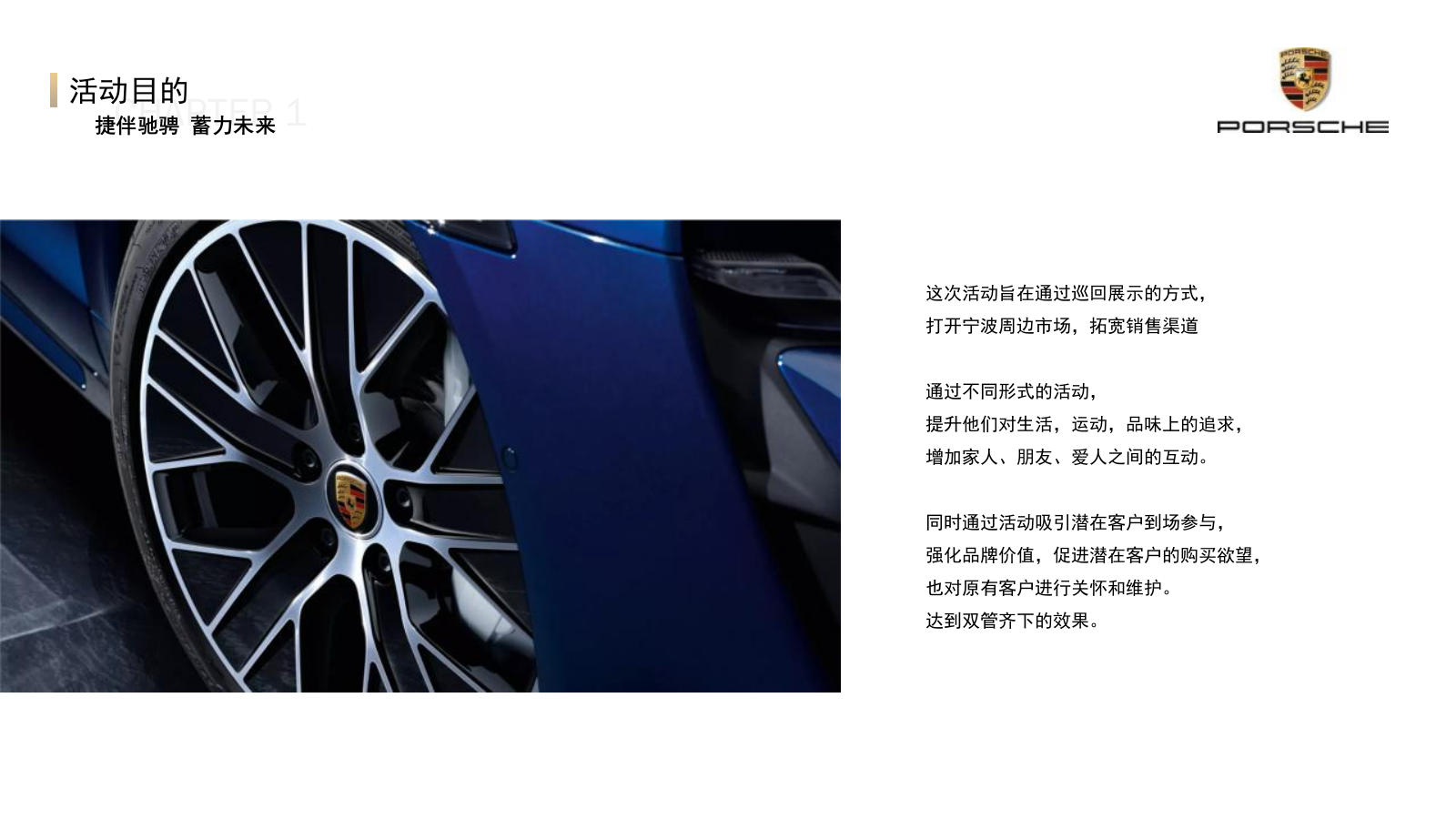 保时捷宁波周边城市巡回展（捷伴驰骋 蓄力未来主题）活动策划方案-62P.pptx_第5页
