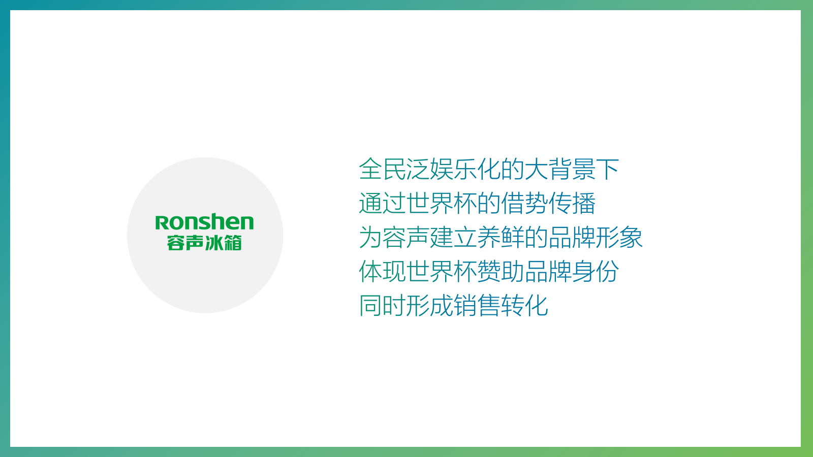 2022容声冰箱世界杯整合营销(养鲜上场·容耀世界)主题传播方案.pptx_第4页