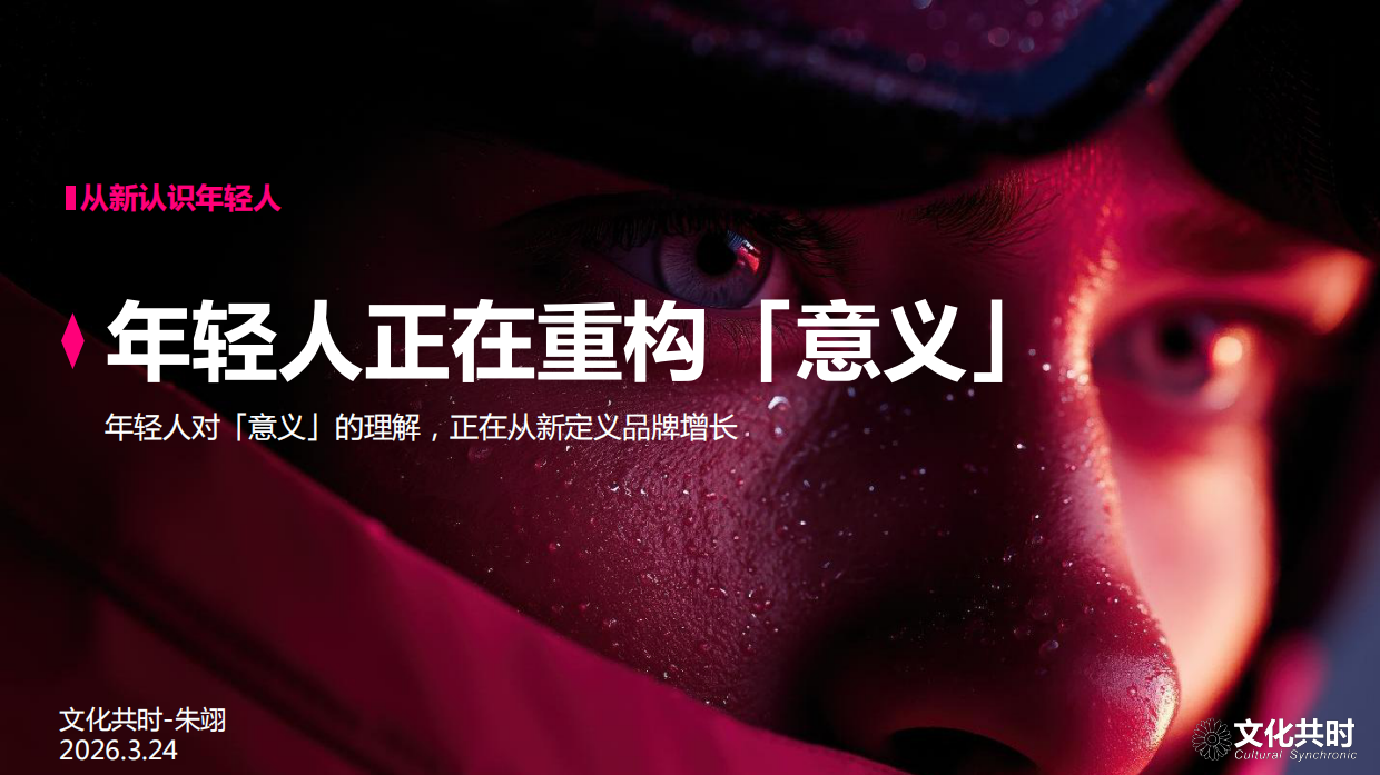 文化共时 朱翊：2026年年轻人正陷入意义危机白皮书.pdf_第1页