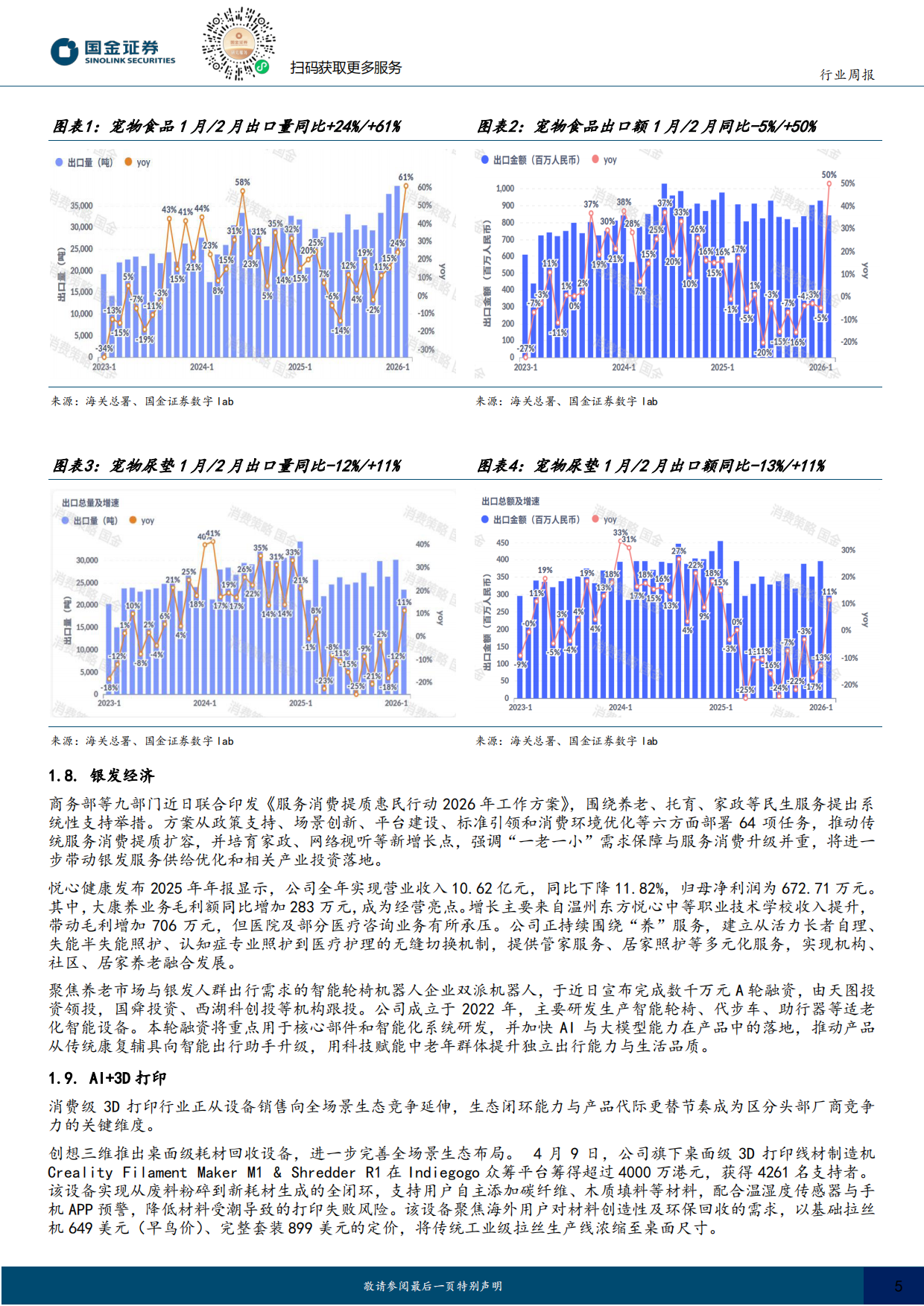 2026耐用消费产业行业研究：华为新一代AI眼镜即将亮相，宠物食品标准提升-国金证券.pdf_第5页
