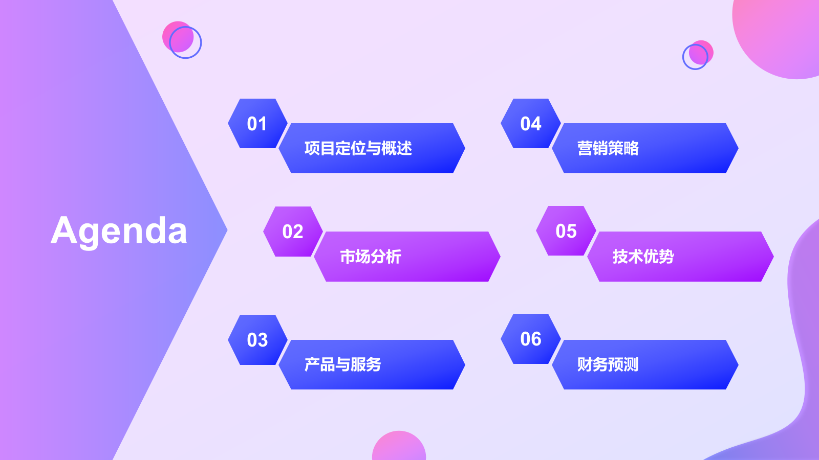 紫色渐变风IT互联网科技商业计划书PPT模板.pptx_第2页