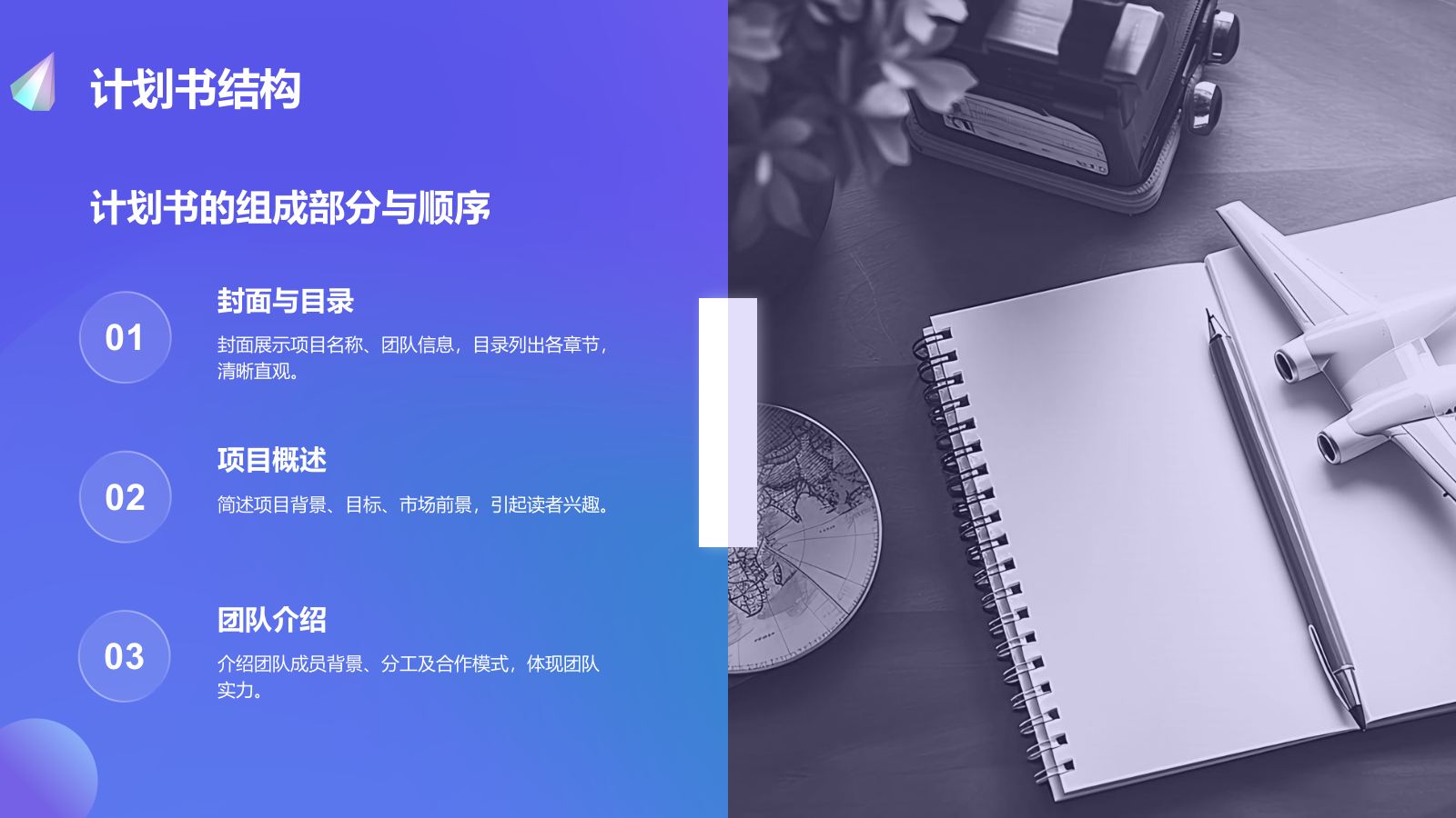 紫色渐变风校园创新创业项目展示PPT模板.pptx_第7页